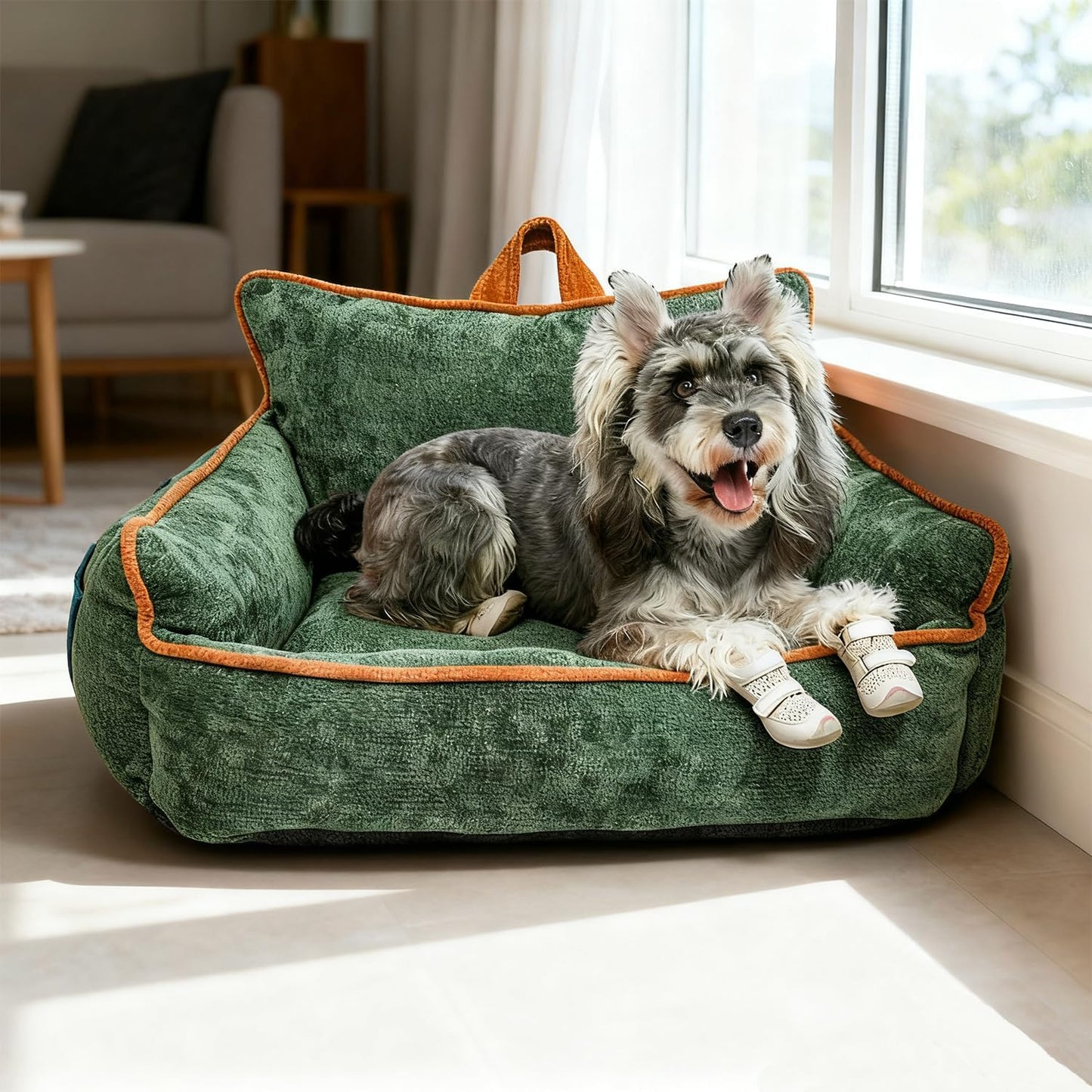 Dog Bed Medium Size Dog,Memory Foam Dog Bed,Medium Bed Dog,Dog Sofa Bed Warm and Comfortable,M(23.5"x15.5"x13.5")
