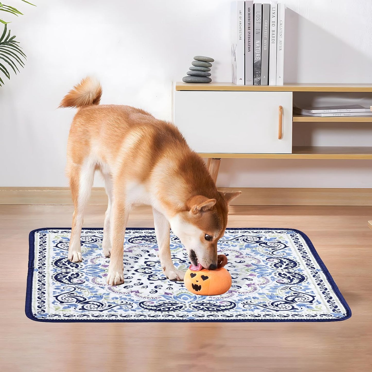 Mozin Washable Pee Pads for Dogs, 2 Pack Super Absorbent Reusable Puppy Pads Waterproof, Leak-Proof & Non-Slip Whelping Pad for Potty Training, Playpens, Crates, Floors, Beds, and Couches 36"x36"
