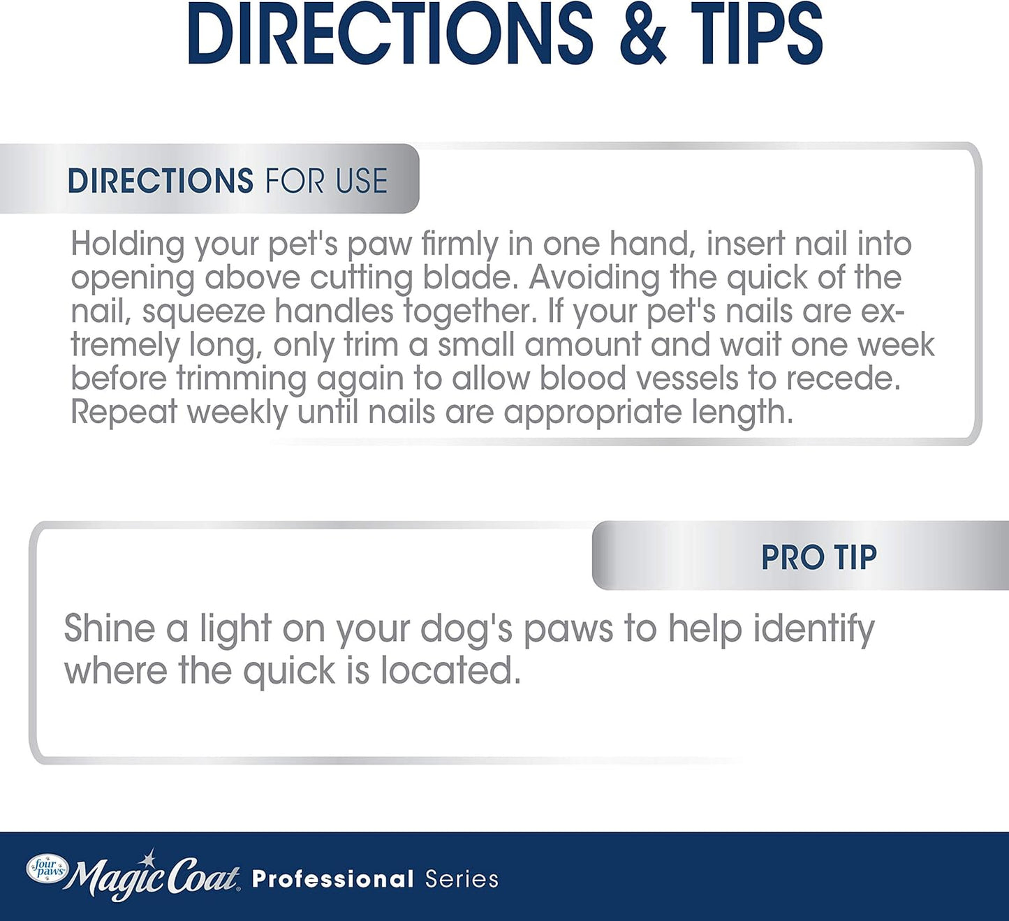 Four Paws Magic Coat Professional Series Nail Trimmer for Dogs Small