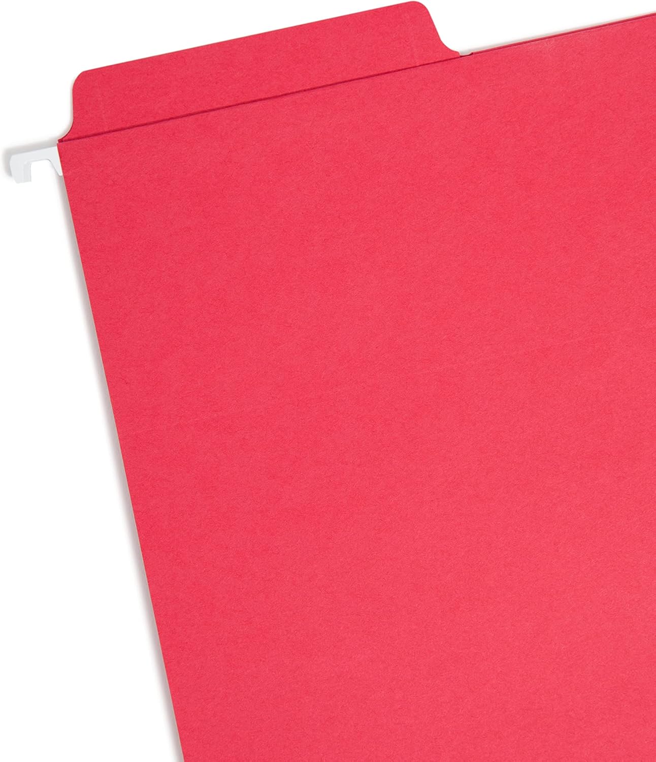 Smead FasTab Hanging File Folder, 1/3-Cut Built-in Tab, Letter Size, Assorted Primary Colors, 18 Count (64053)