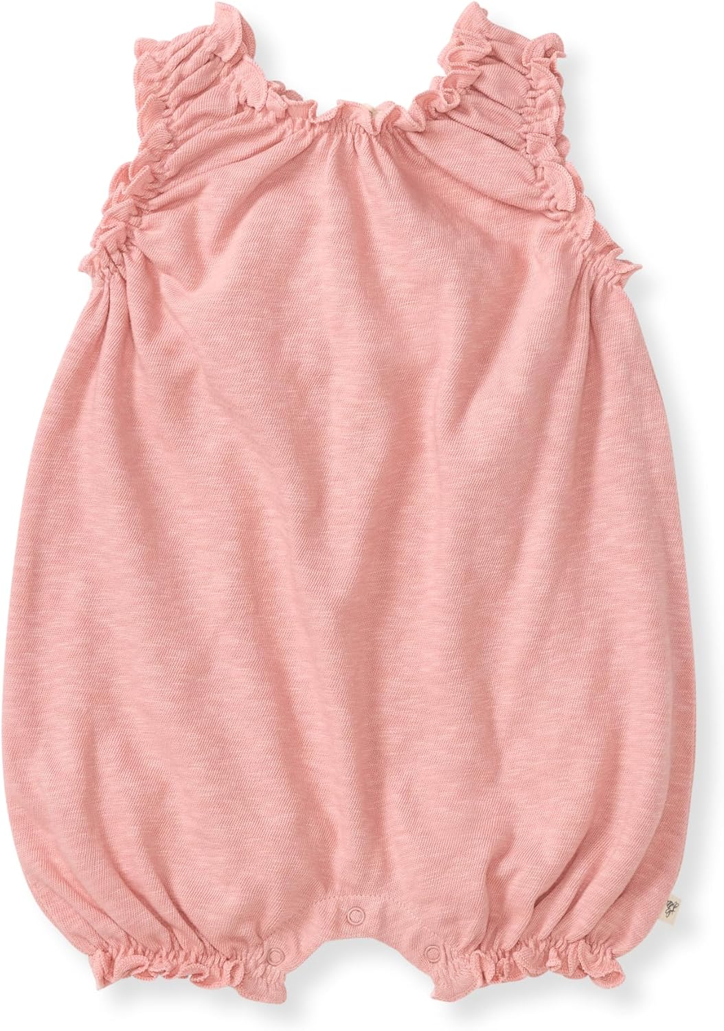 Burt's Bees Baby Baby Girls Romper - 100% Organic Cotton, One-Piece Shortall Girl Outfit for Sizes Newborn to 24 Months
