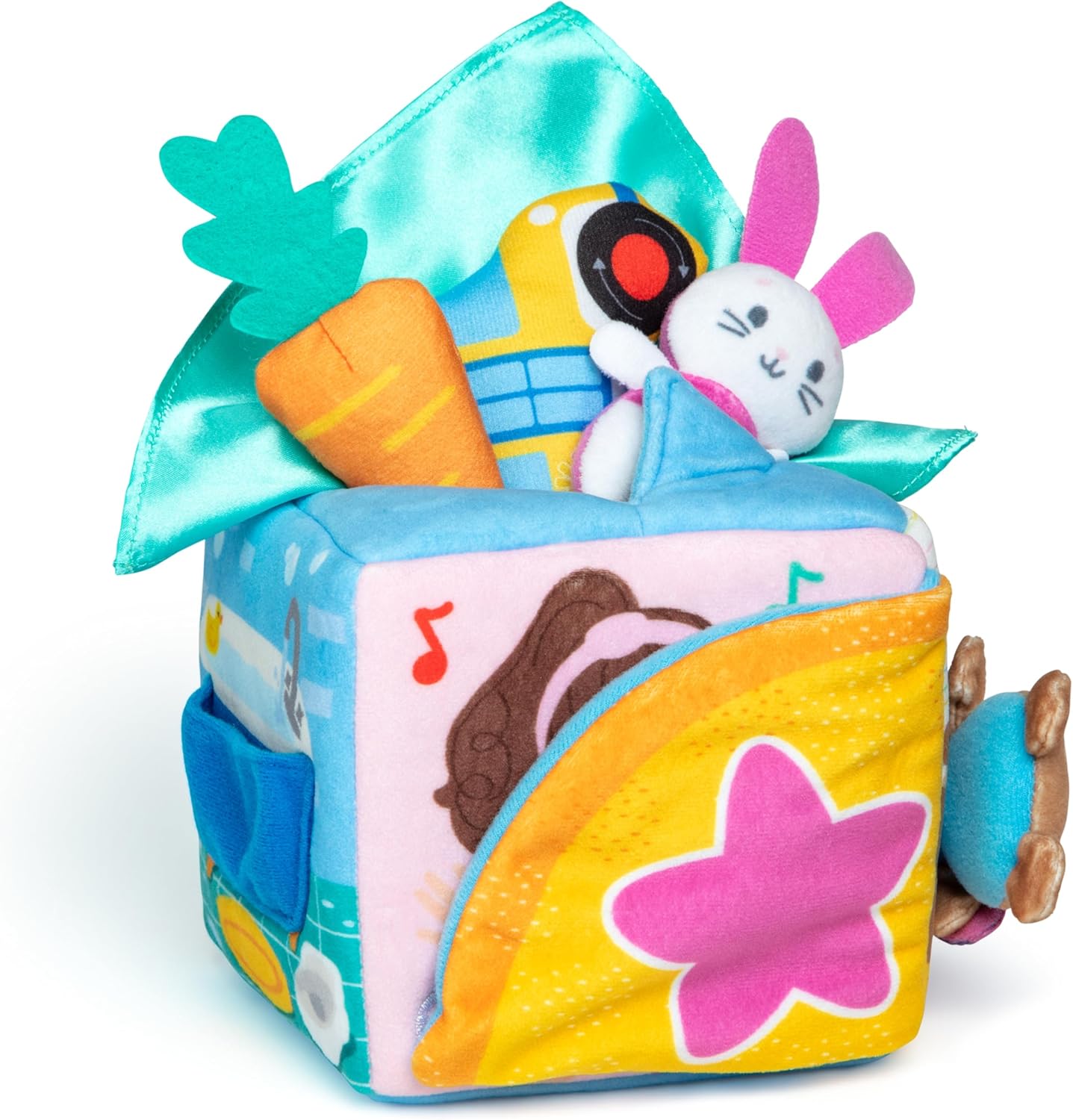 Ms. Rachel Official Surprise Learning Box, Educational Toys with Stuffed Animals, Sensory Toys & Activities for Babies, Toddler Toys for Girls & Boys Ages 3 Months - 2+ Years