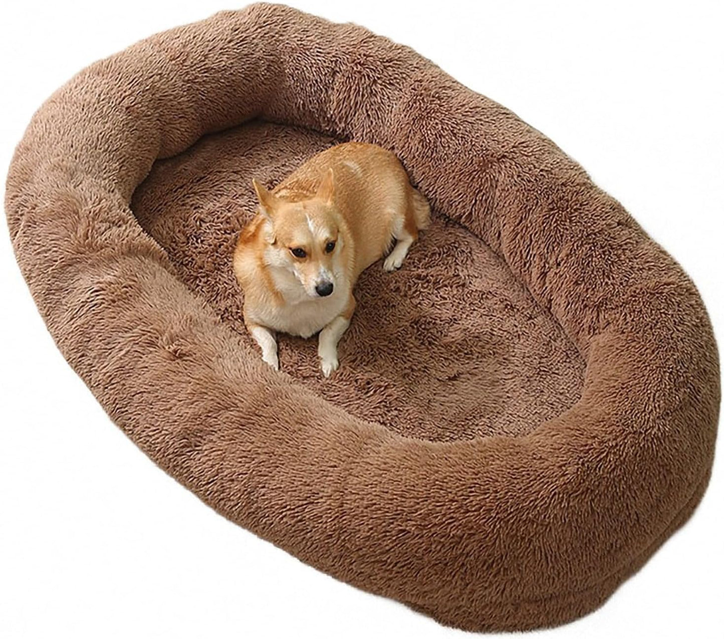 Plush Large Adult Dog Bed, Giant Human Pet Sleeping Bean Bag, Washable Lunch Break Bed (165 * 100cm) (165 * 100cm)