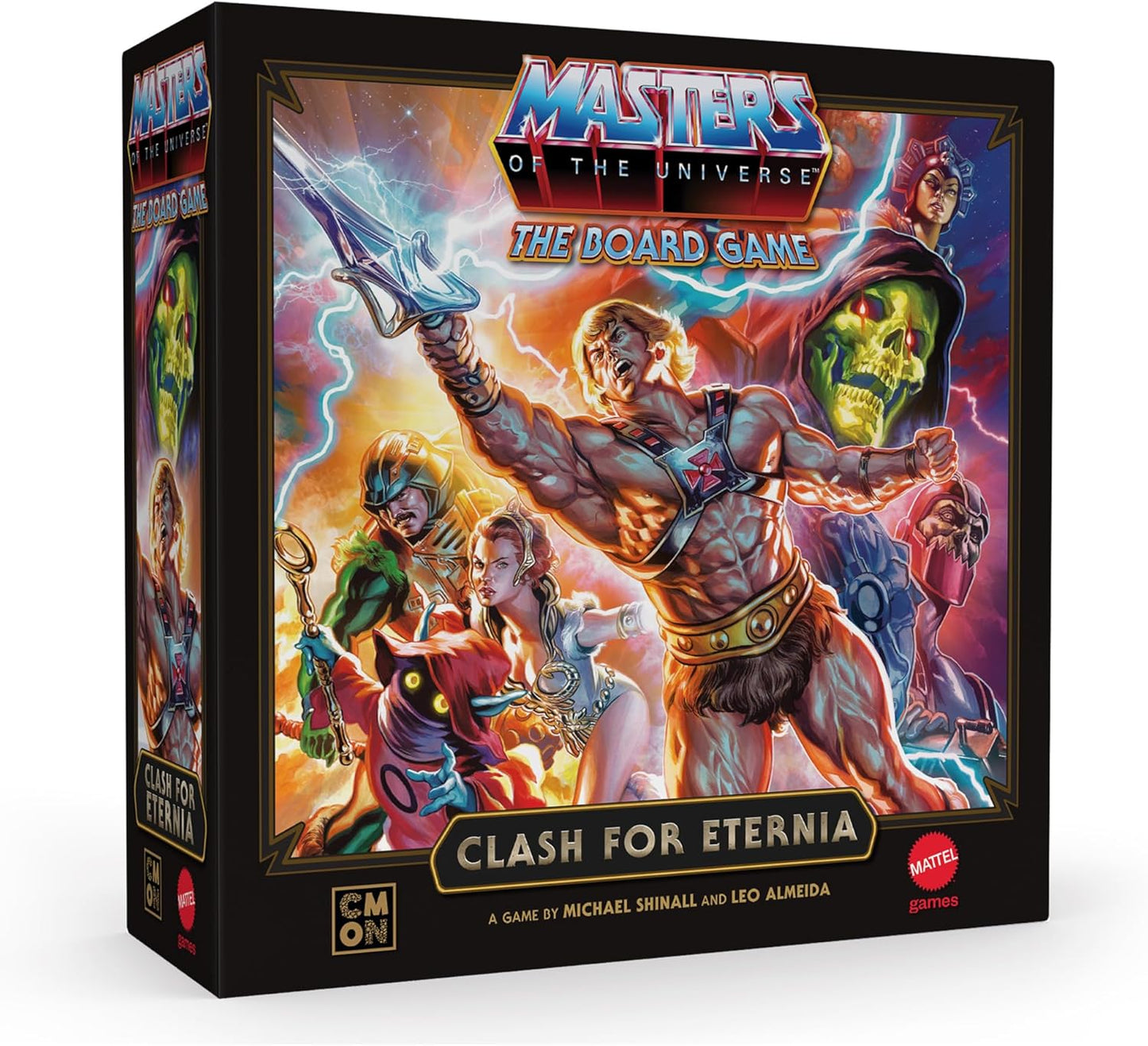 CMON Masters of The Universe The Board Game Clash for Eternia - Epic Miniatures Strategy Game Based on The Classic Animated Series for Kids & Adults, Ages 14+, 1-5 Players, 60 Minute Playtime