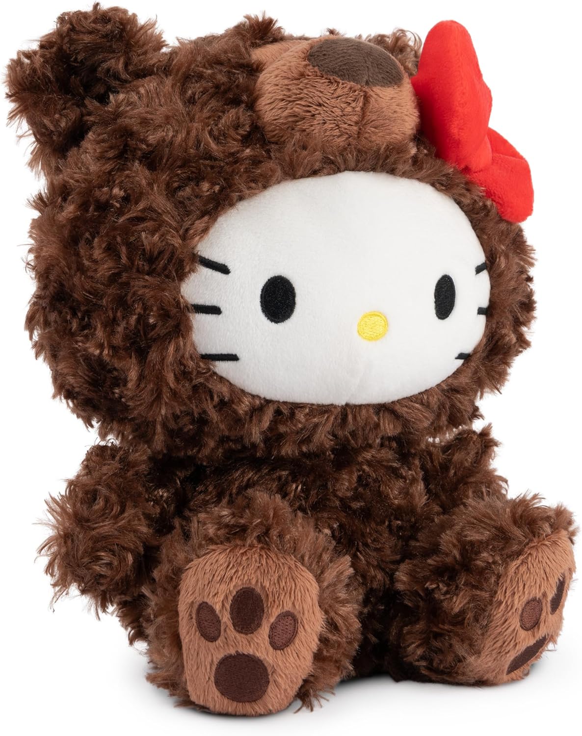 GUND Sanrio Hello Kitty Philbin Teddy Bear Plush Toy, Premium Stuffed Animal for Ages 1 and Up, Brown, 10”