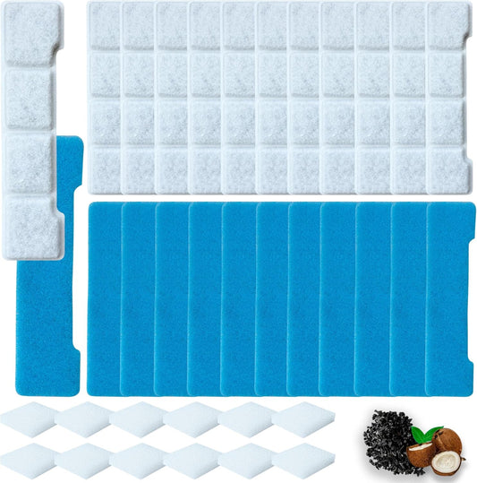 12 Set Dog Water Fountain Filters Replacement Compatible with SIBAYS 4Gal/15L, for Kastty 4Gal/15L Stainless Steel Fountain