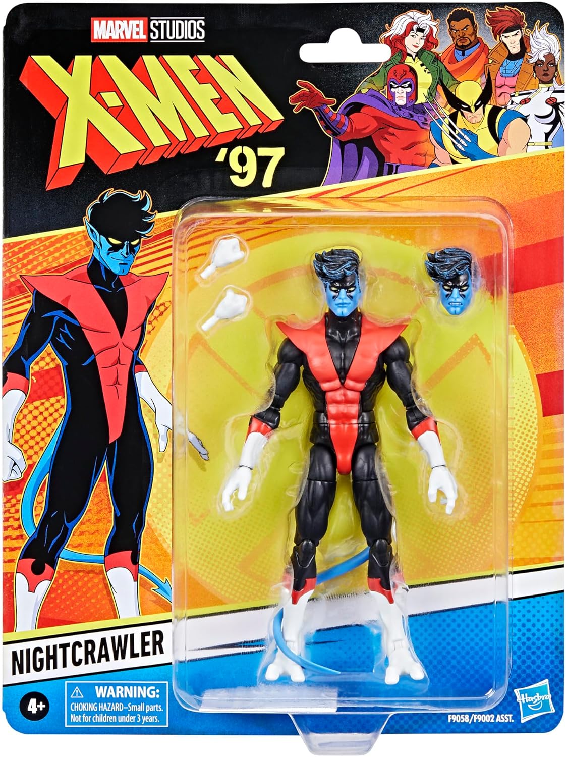 Marvel Legends Series Nightcrawler, X-Men ‘97 Collectible 6-Inch Action Figure