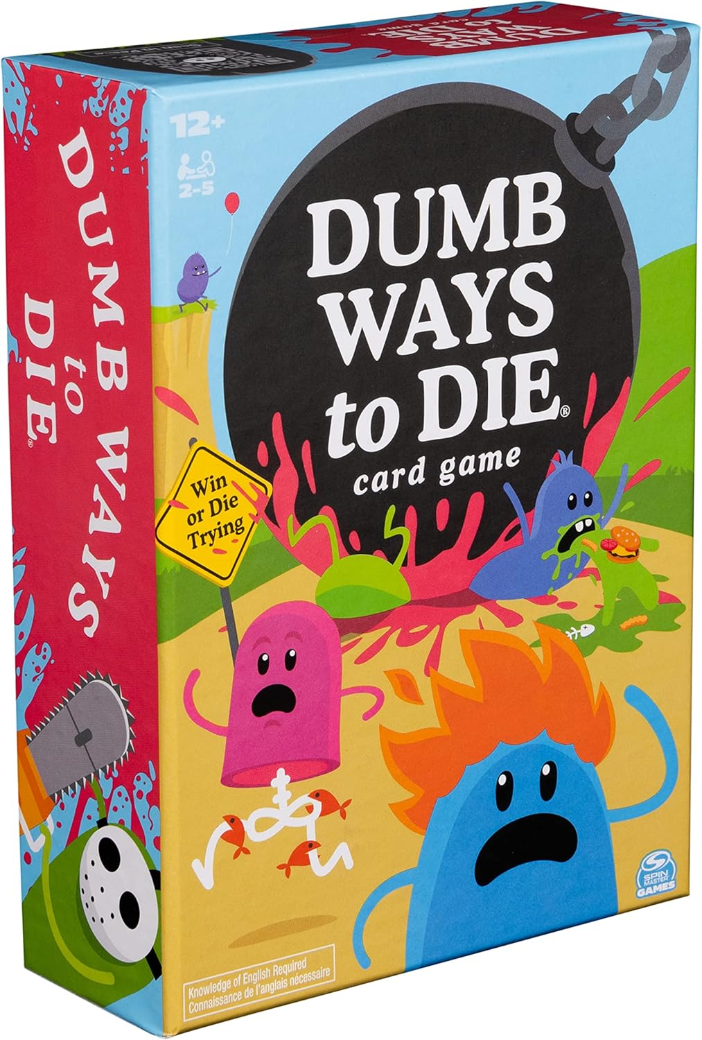 Spin Master Games, Dumb Ways to Die, The Viral Meme Card Game from YouTube and TikTok, Survival Strategy Fun, 2-5 Players, Easter Gift, for Ages 12 & Up