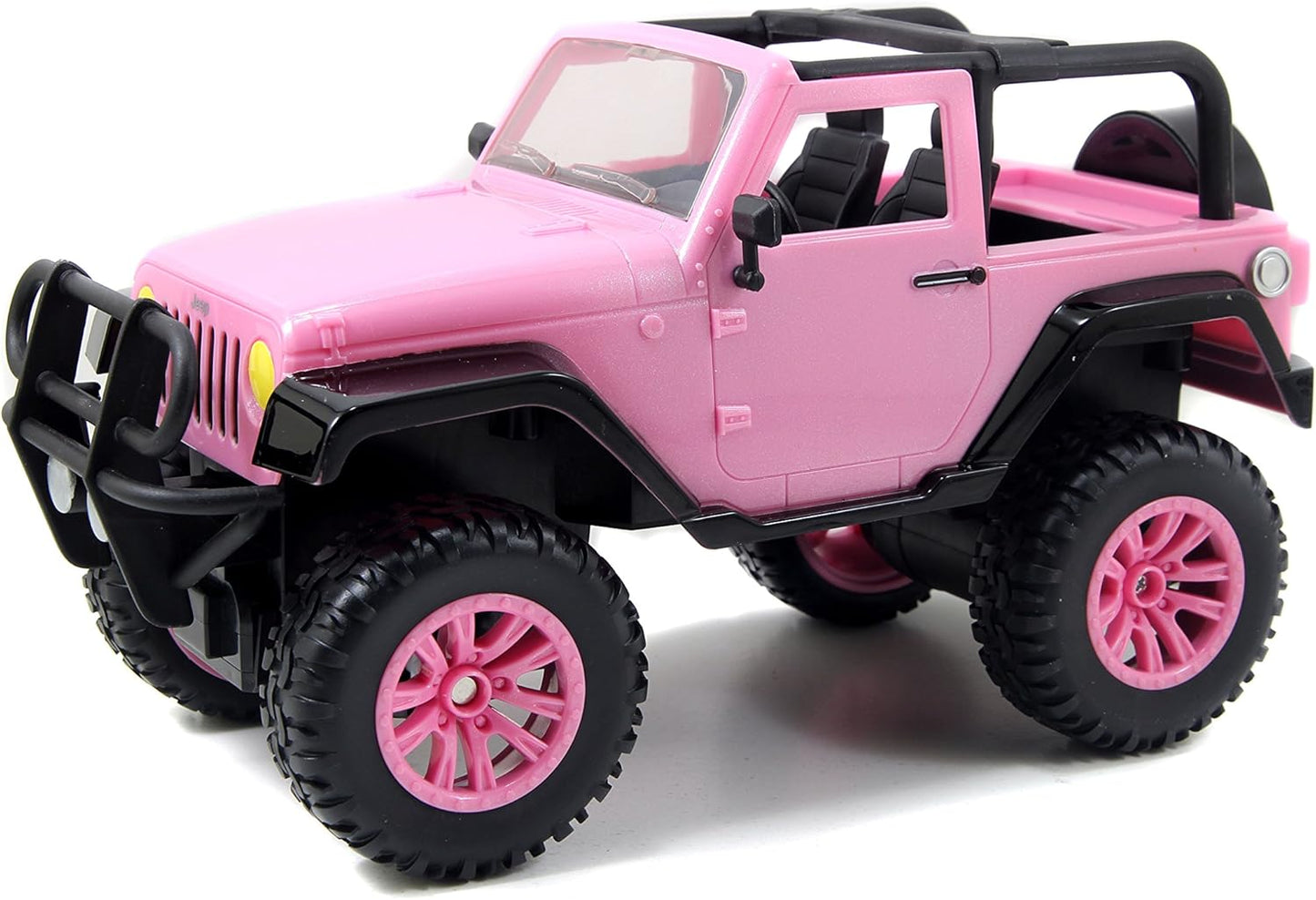 Girlmazing 1:16 Jeep Wrangler RC Radio Control Cars, Toys for Kids (Pink)