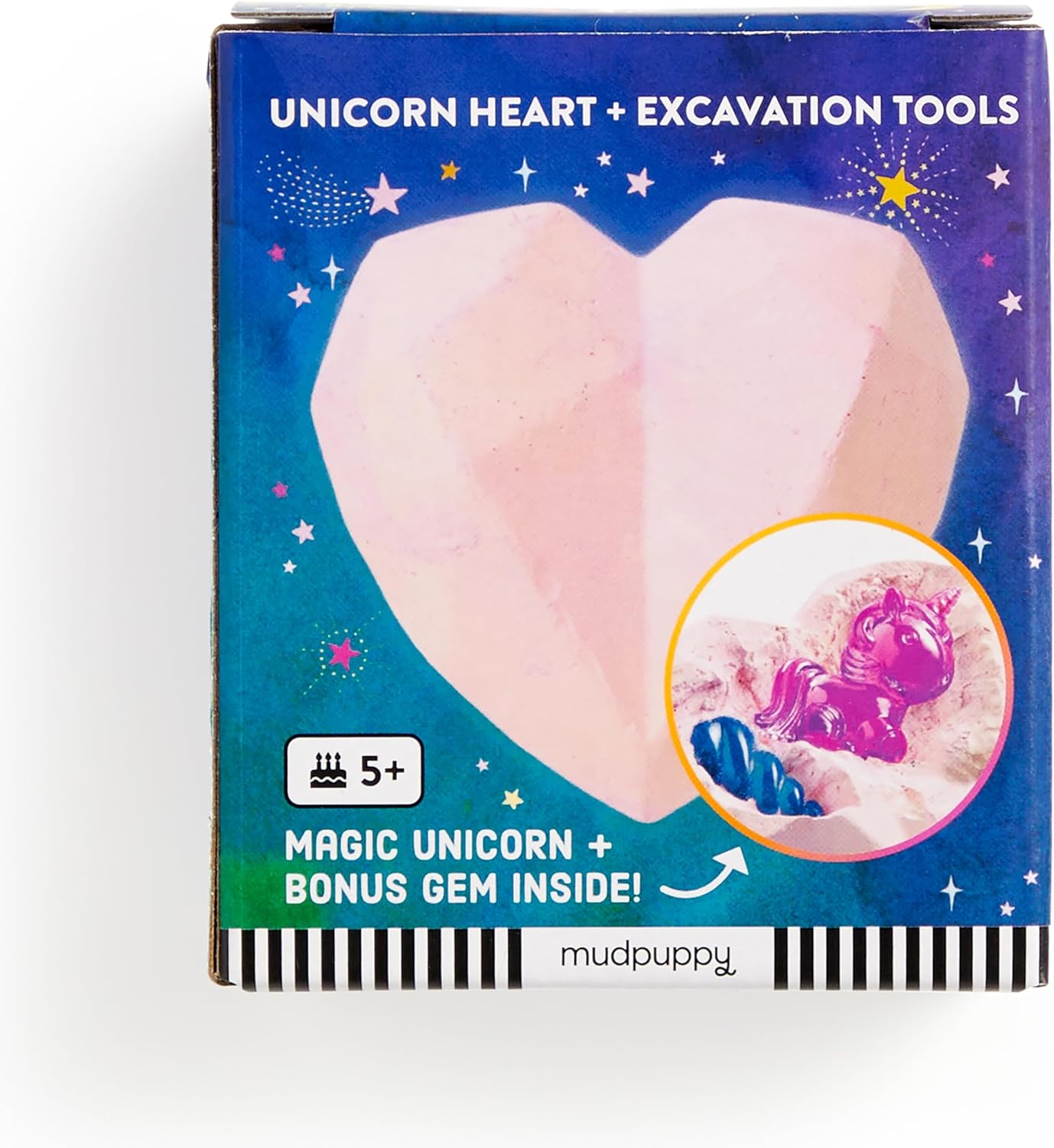 Mudpuppy Unicorn Dig! – Excavation Kit Including Hidden Unicorn in Gem and Plastic Chisel for Children Ages 5 and Up