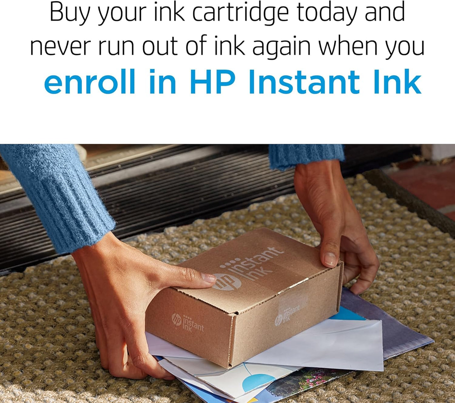 HP 68 Black/Tri-Color Ink Cartridges (2-Pack) | Works Envy 6100e, 6500e Series | Eligible for Instant Ink | 6L6S2TN | Packaging May Vary