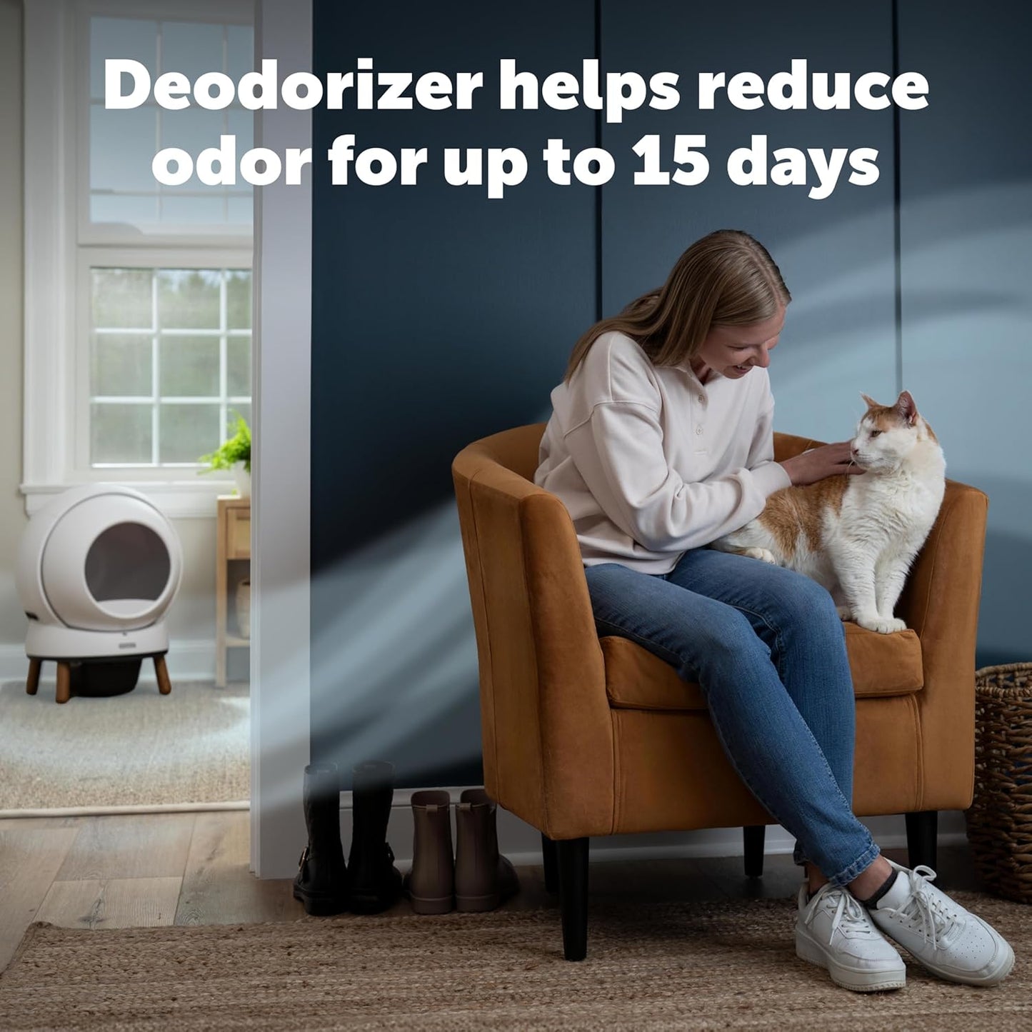 PetSafe ScoopFree SmartSpin Litter Box Deodorizers (2-Pack) - Odor Control Deodorizer - Fresh Essential Oils - Neutralize Odor - Litter Box Accessory Refill