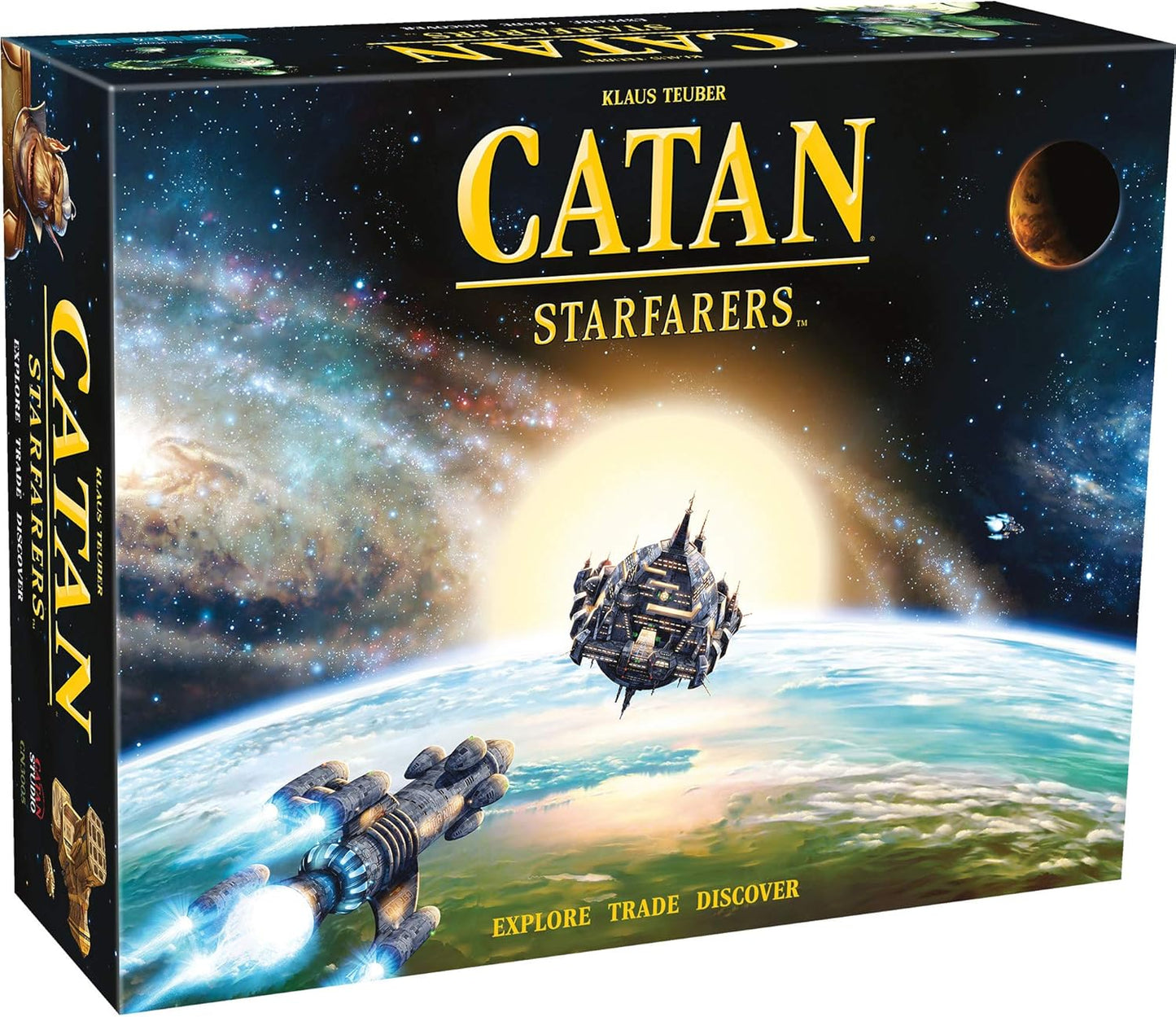 CATAN Starfarers Board Game - Compete for Galactic Council Ambassadorship! Strategy Game, Family Game for Kids and Adults, Ages 14+, 3-4 Players, 120 Minute Playtime, Made by CATAN Studio