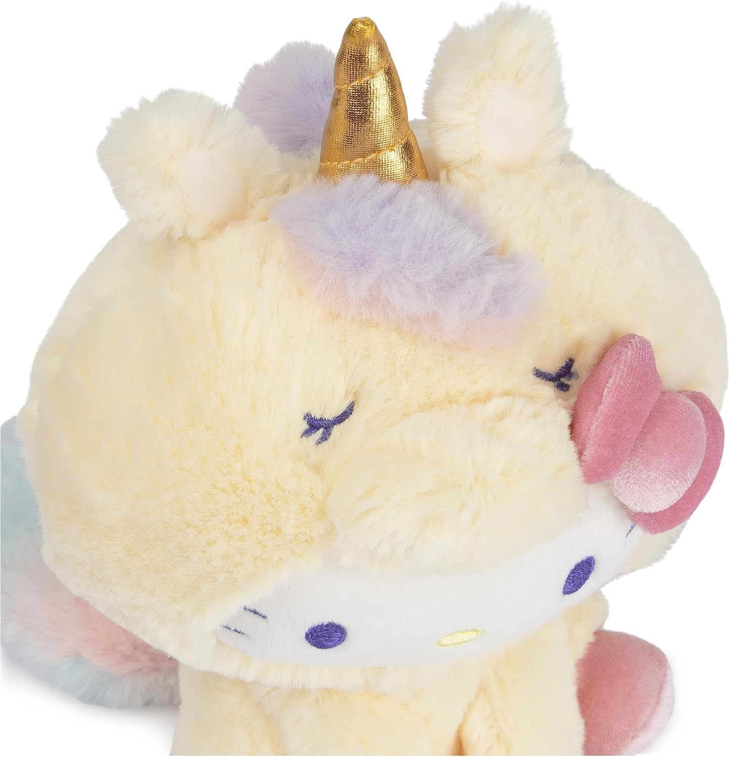 GUND Sanrio Hello Kitty Unicorn Plush Toy, Premium Stuffed Animal for Ages 1 and Up, Yellow, 6”