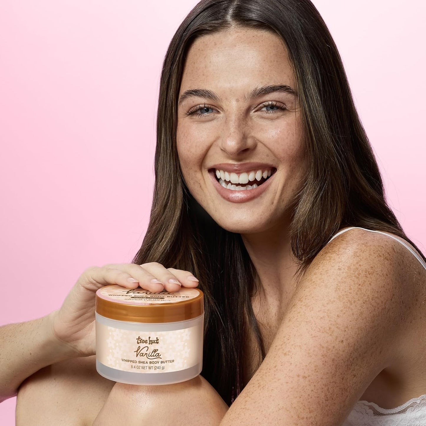 Tree Hut Vanilla Whipped Shea Body Butter, Easter Gifts for Women, Long-Lasting Hydration for Soft, Smooth Skin, Nourishing Essential Body Care, Lightweight Moisturizer, 8.4 fl oz