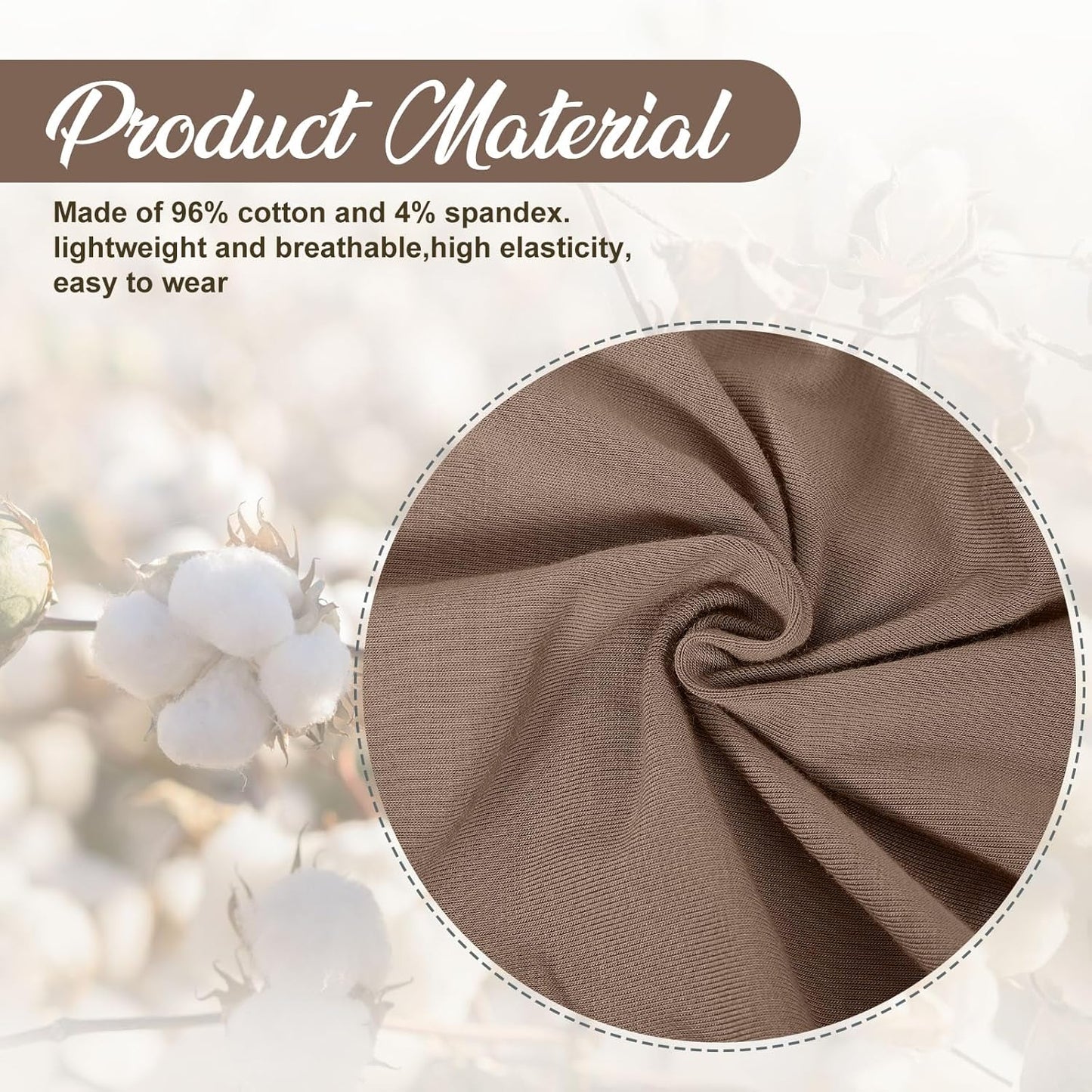 JenPen 4 Pcs Cotton Chemo Headwear for Women Turban Soft Cancer Head Scarf Hats Beanie Elastic Hair Wraps