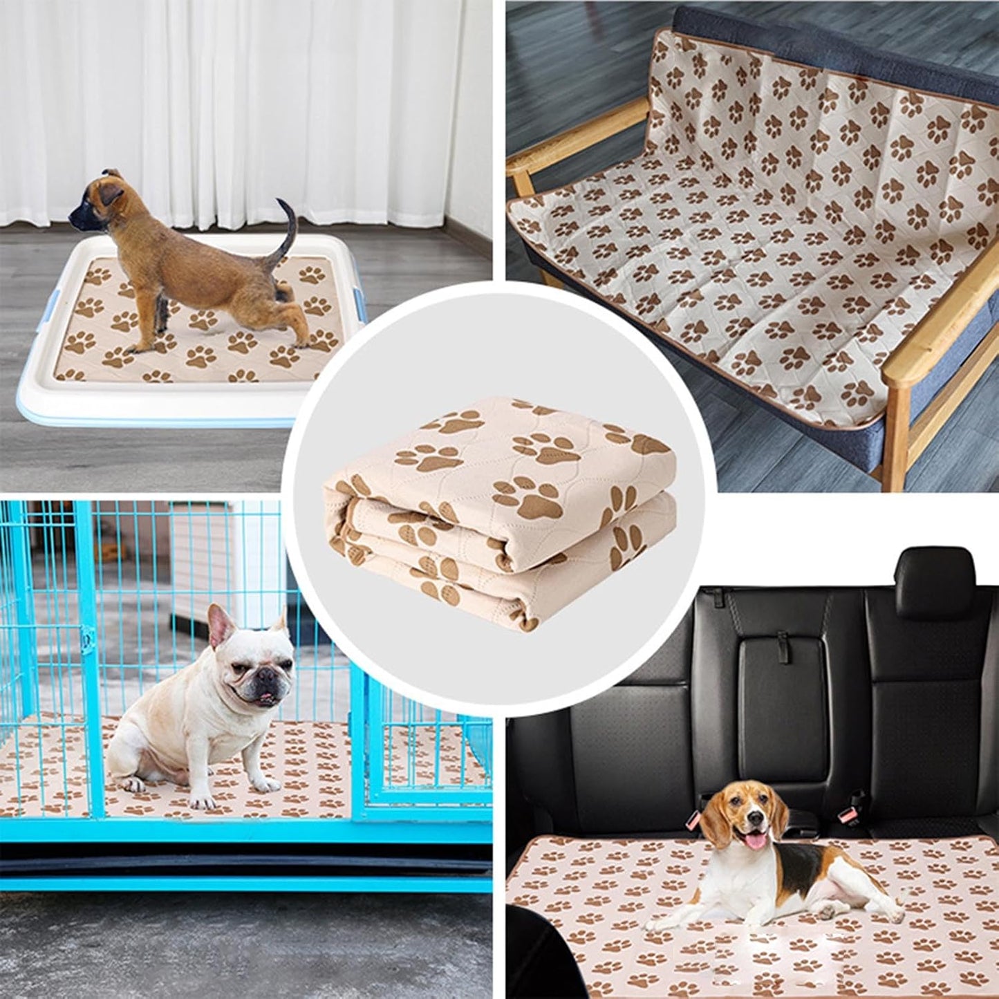 Dog Nappys Pad Pet Diaper Pad Pet Pad Washable Dog Nappies Potty Training Pad Dog Diaper Pad Dog Training Pee Pad