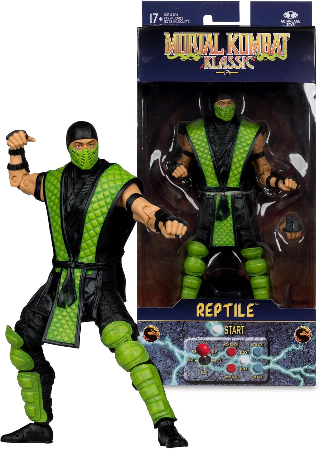 McFarlane Toys - Mortal Kombat Klassic Reptile 7in Action Figure