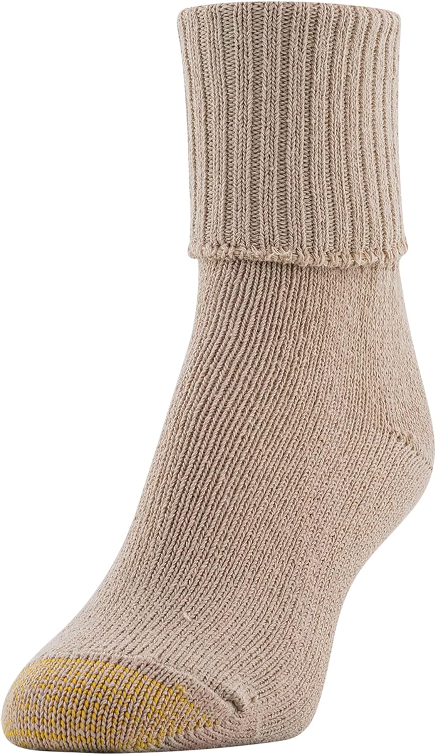 Gold Toe Women's Three-Pack Bermuda Turn-Cuff Sock