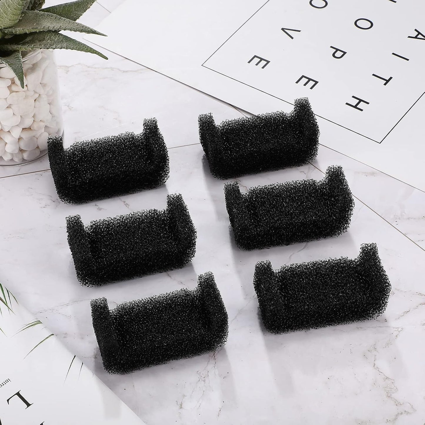 Outus Sponge Filter for Cat Water Fountain Replacement Pet Drinking Sponge Foam Filter for Pet Dog Fountain (8 Pieces)