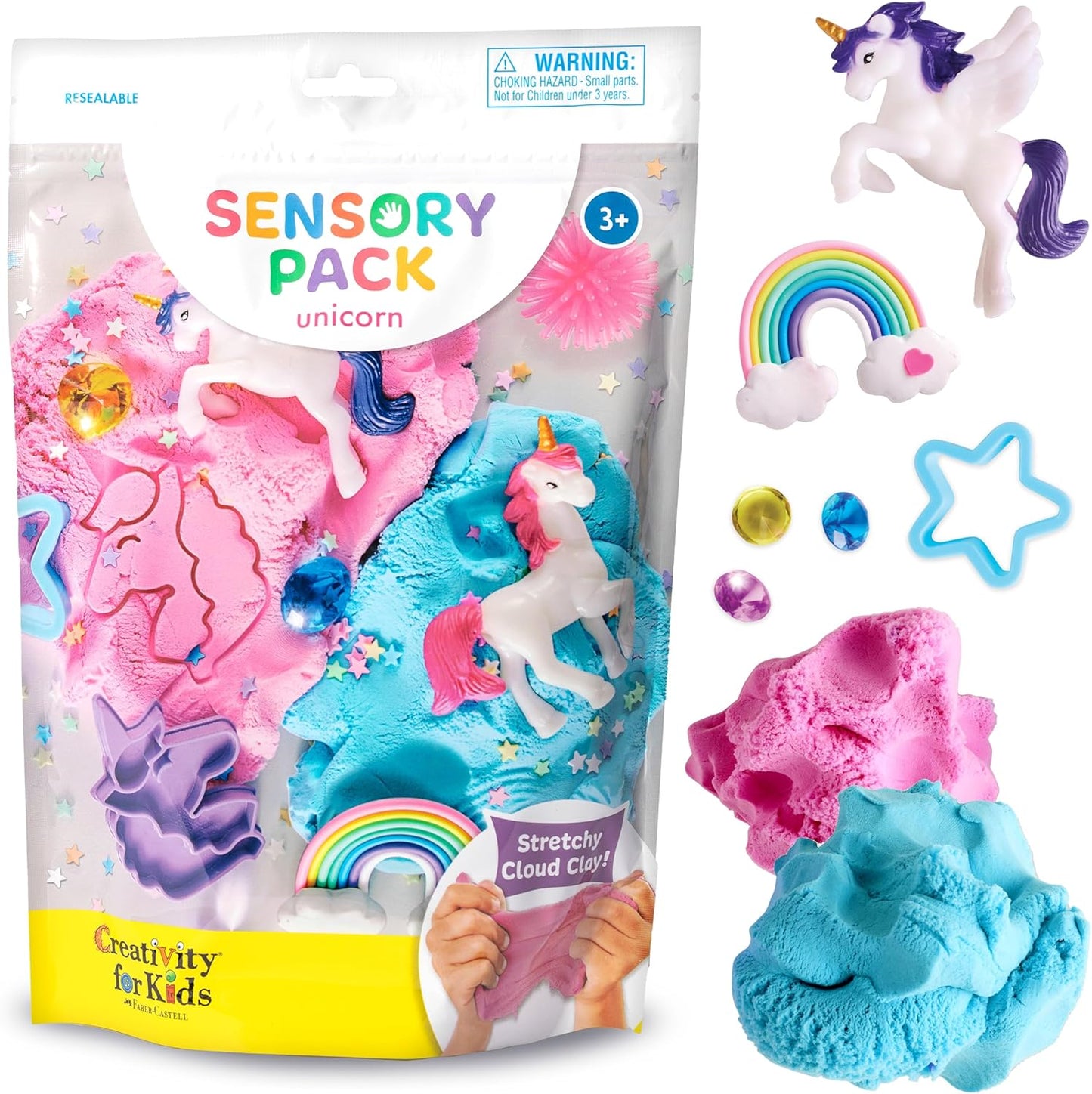 Creativity for Kids Sensory Pack: Unicorn - Sensory Toys for Toddlers, Unicorn Gifts for Girls, Toddler Activities and Easter Basket Stuffers (Ages 3+)