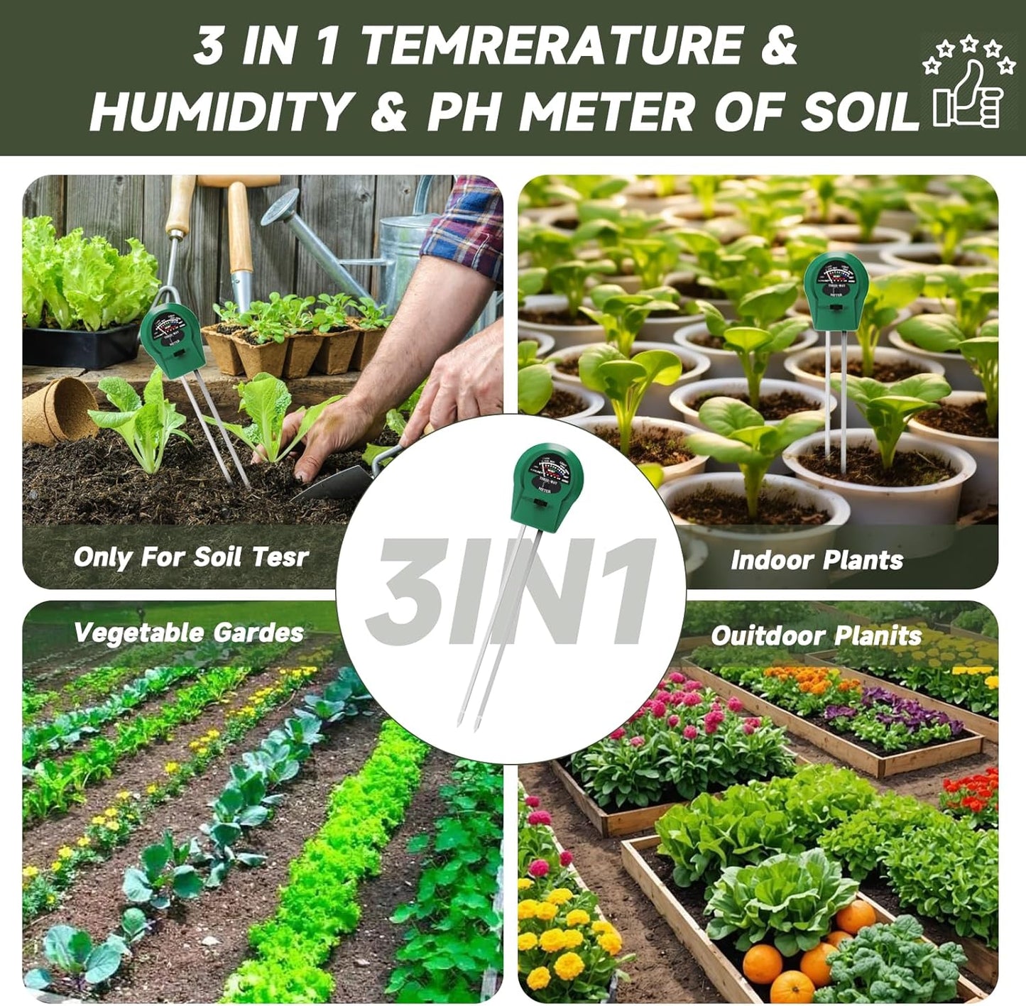 Self-Watering Seed Starter Tray, Seed Starter Kit Self Water, Germination Trays for Seed Starting with High Humidity Domes (Tray, 120 Cells)