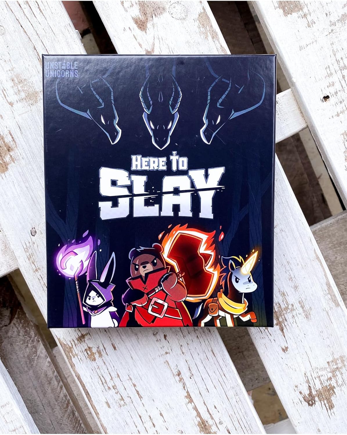 Unstable Games Here to Slay Card Game - Fantasy Adventure Strategy Game for 2-6 Players, Ages 10 and Up - Family Game Night Card Game from the Creators of Unstable Unicorns