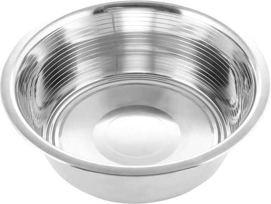 Pet Feeder Stainless Steel Dog Bowls Replacement 2-Pack Food Bowl, 8" Diameter, 2.8" Height Water Metal Bowls 7 Cups for Raised Feeder with Opening 7.5"- 8"