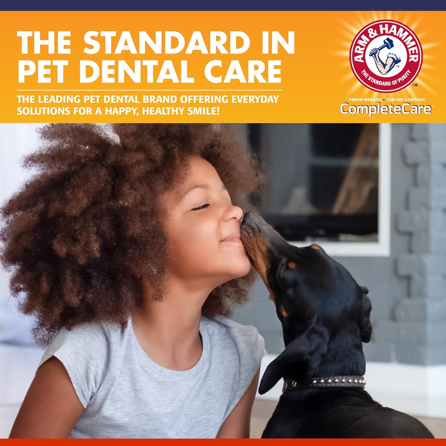 Arm & Hammer Complete Care Dog Dental Kit with Enzymatic Dog Toothpaste, Toothbrush and Finger Brush, Baking Soda and Calcium Formula for Plaque Tartar Control, Chicken Flavor, 2.5 Oz