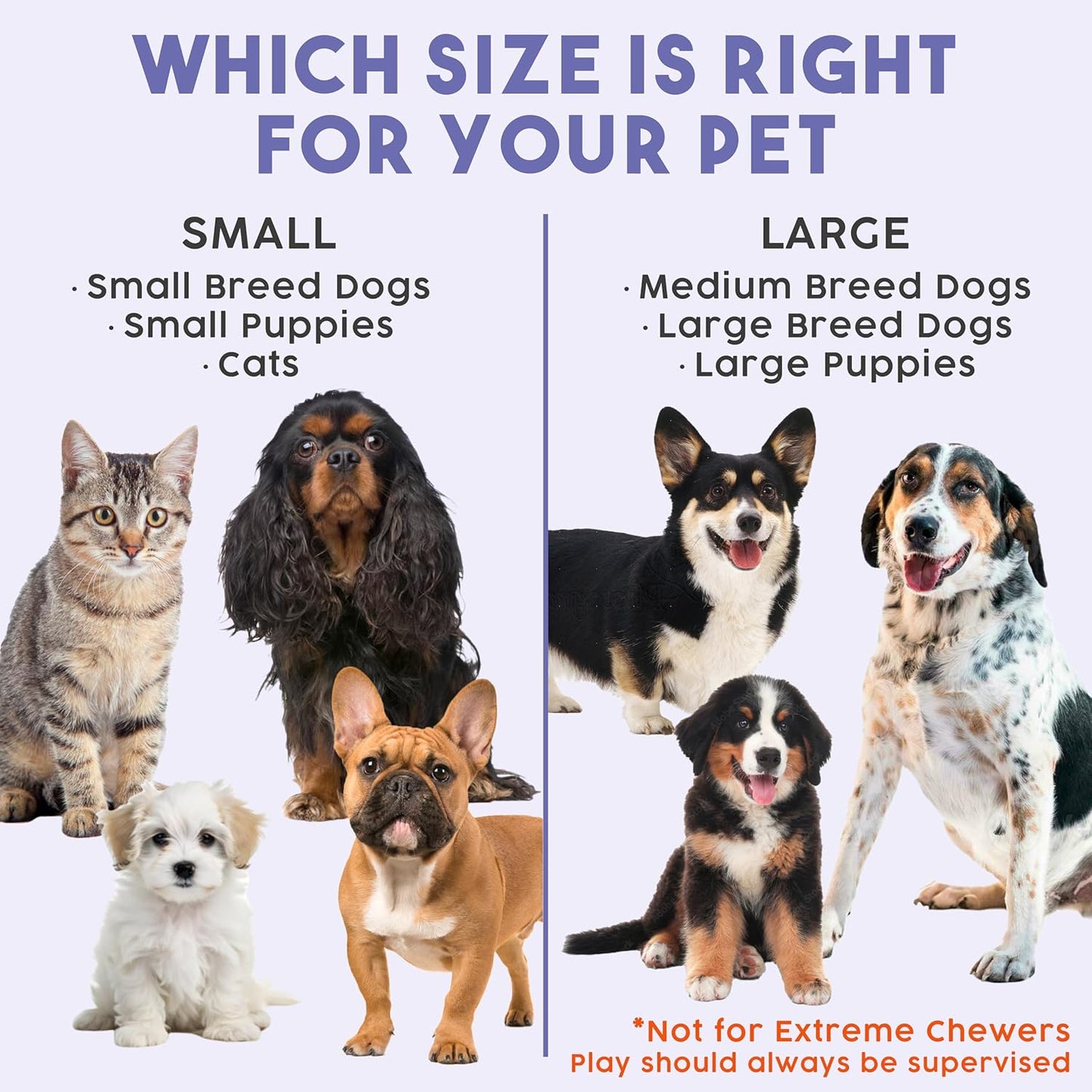 Awoo Flying Saucer Toy - 3-in-1 Silicone Dog Treat Puzzle, Lick Mat and Slow Feeder - for Wet and Dry Food - Dishwasher Safe Pet Toy - Enrichment Game for Dogs from 30 to 90 lbs - Large (Lavender)