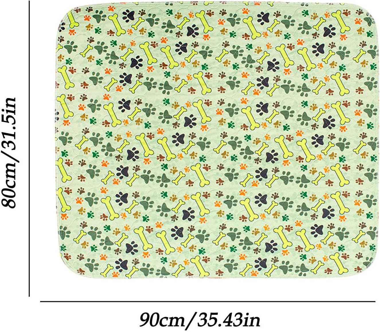 Pet Pee Pads,Strong Absorbent Non-Slip Underpad | Puppy Potty Training Pads - for Small Medium Dog Potty Bed Sofa Crate Car Whelping Bed Car