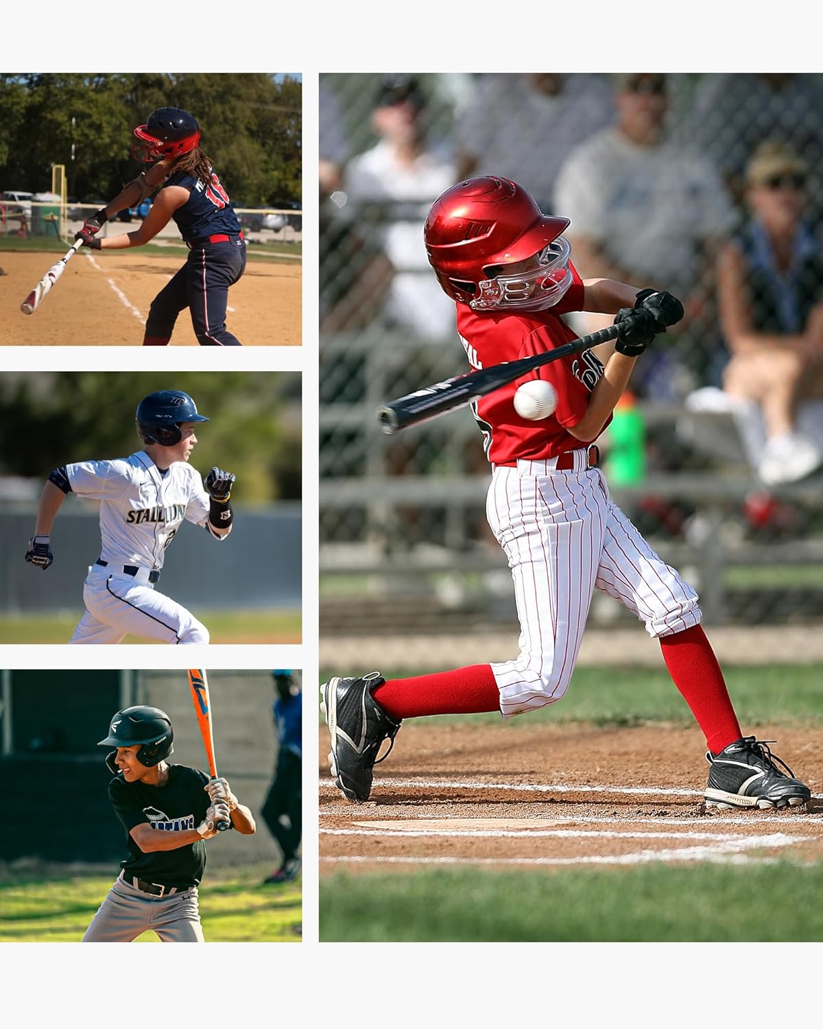 STELLE Baseball/Softball/Fastpitch Belt Girls Sports Elastic Adjustable Boys Uniform Belts Youth and Adult Sizes