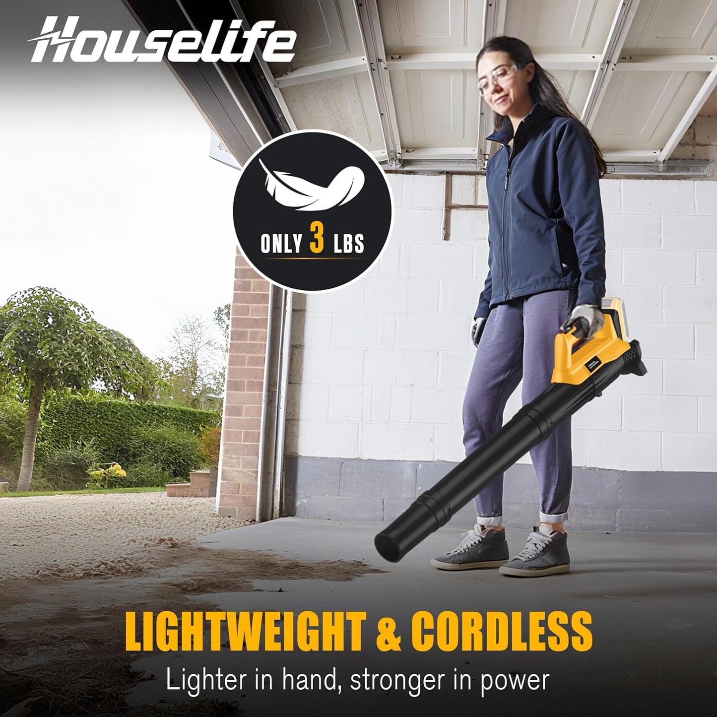 Cordless Weed Eater and Leaf Blower Combo Compatible with Dewalt 20V Max Battery(Battery Not Included), 12 Inch Weed Trimmer/String Trimmer with Auto-Feed, Lightweight 20V Leaf Blower Cordless