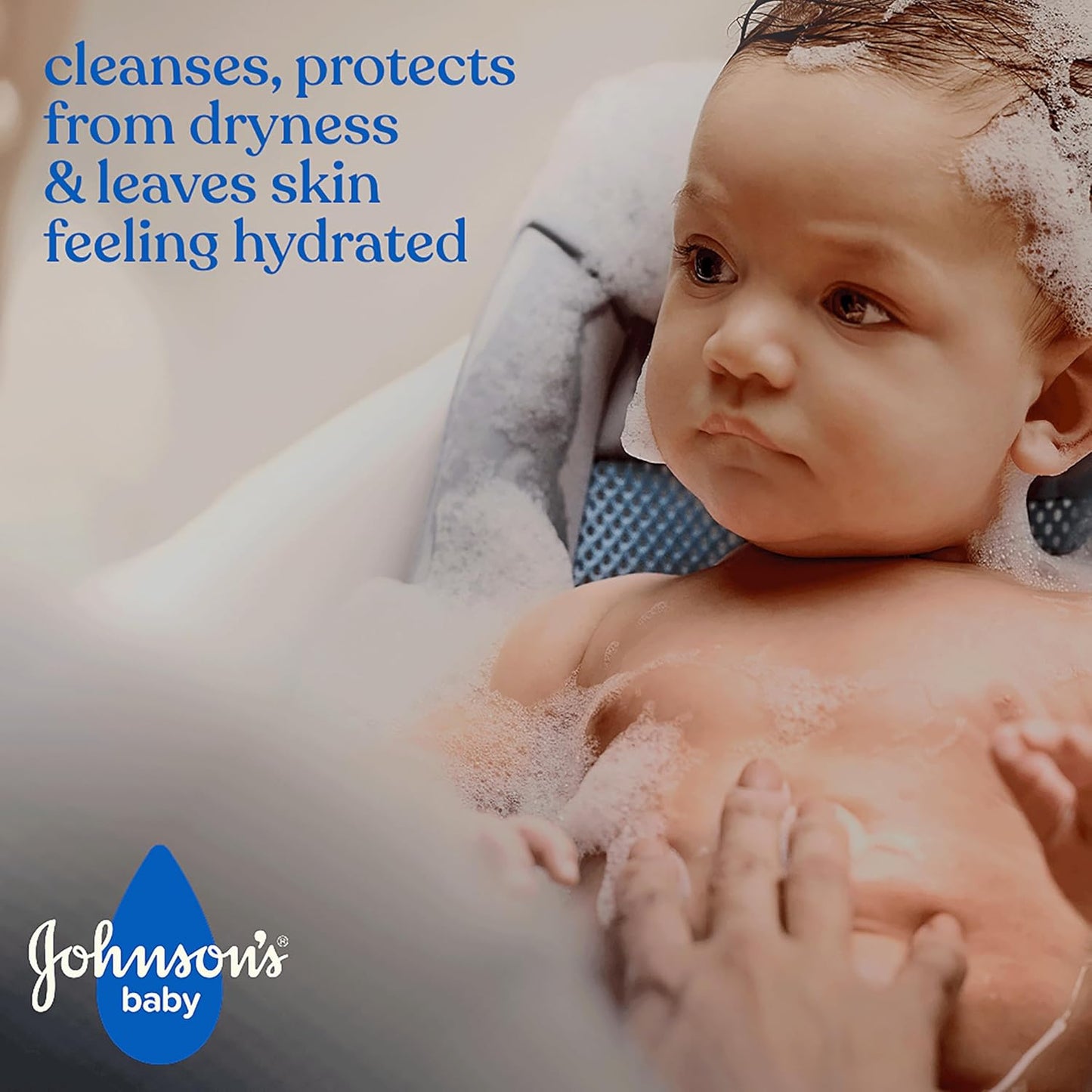 Johnson's Baby Head-To-Toe Baby Wash & Shampoo + Aloe & Vitamin B5, 2-in-1 Bath Wash Gently Cleanses Newborn's Delicate Skin & Hair, Hypoallergenic, No Added Parabens, Dyes & Sulfates, 27.1 fl. oz