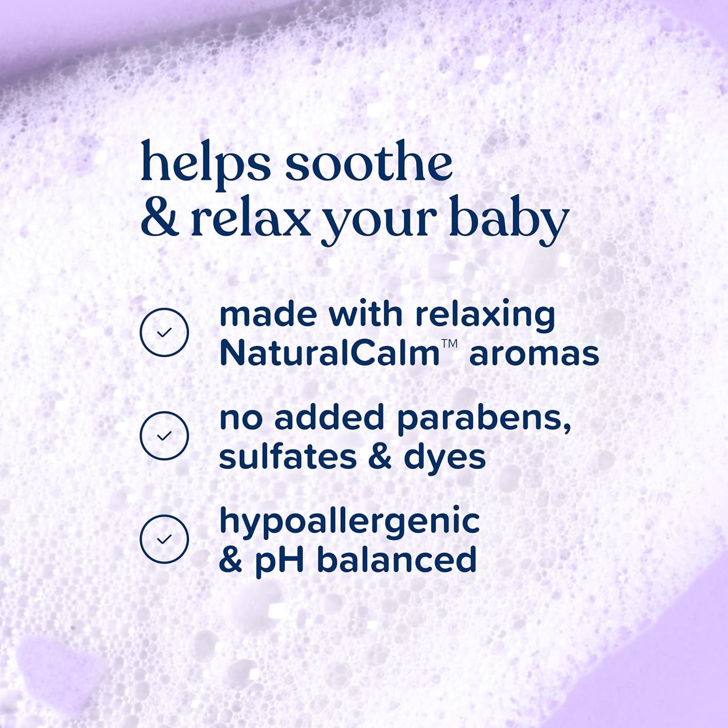 Johnson's Bedtime Baby Bath with Soothing NaturalCalm Aromas, Hypoallergenic & Tear-Free Liquid Baby Bath Formula, No Added Parabens, Sulfates, Dyes, Baby Essentials, 27.1 fl. oz