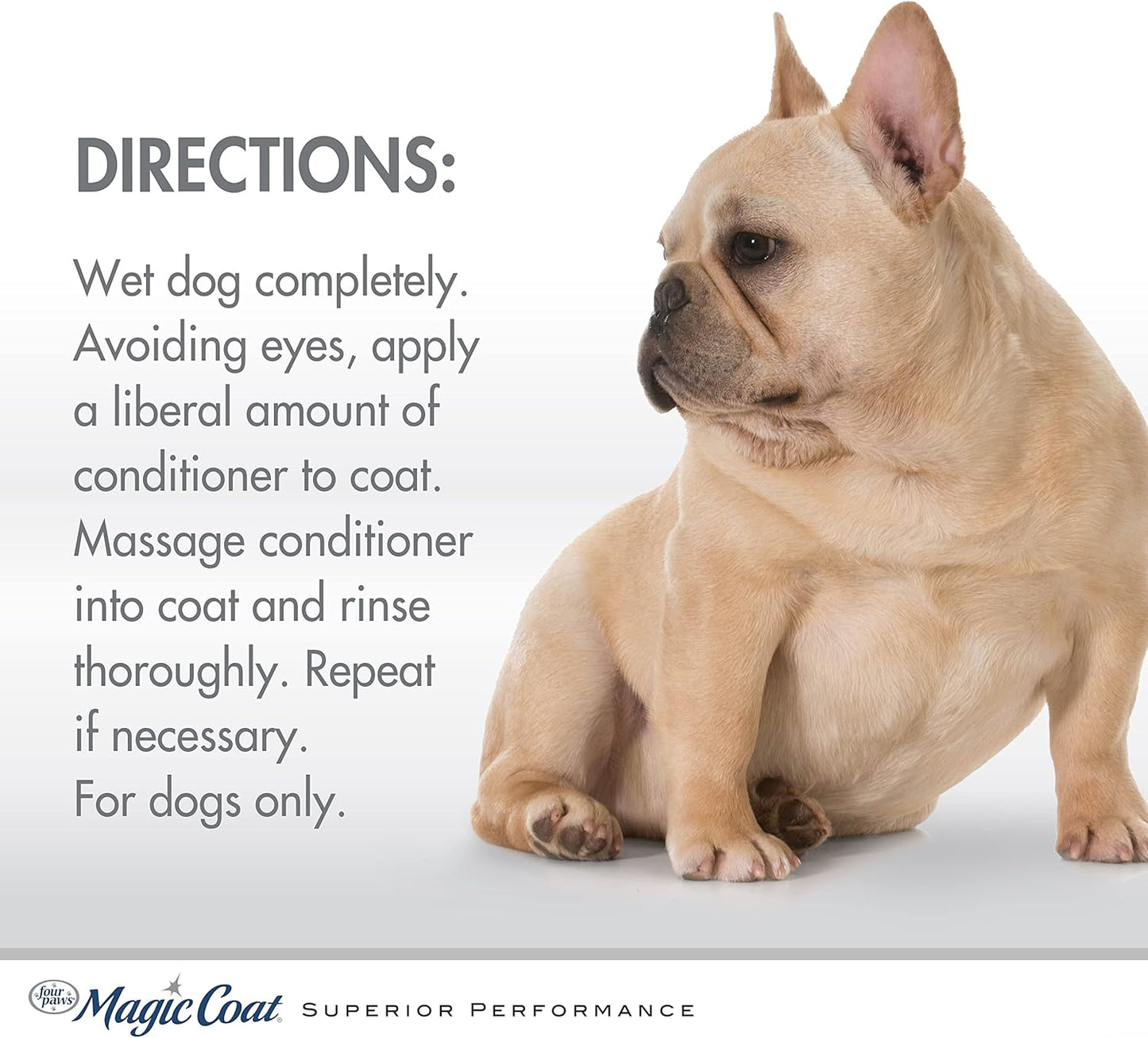 Four Paws Magic Coat Hypoallergenic Oatmeal Conditioner for Dogs, Moisturizing Dog Conditioner for Itchy Dry Skin, Soothing Cucumber Scent, 16 Ounce