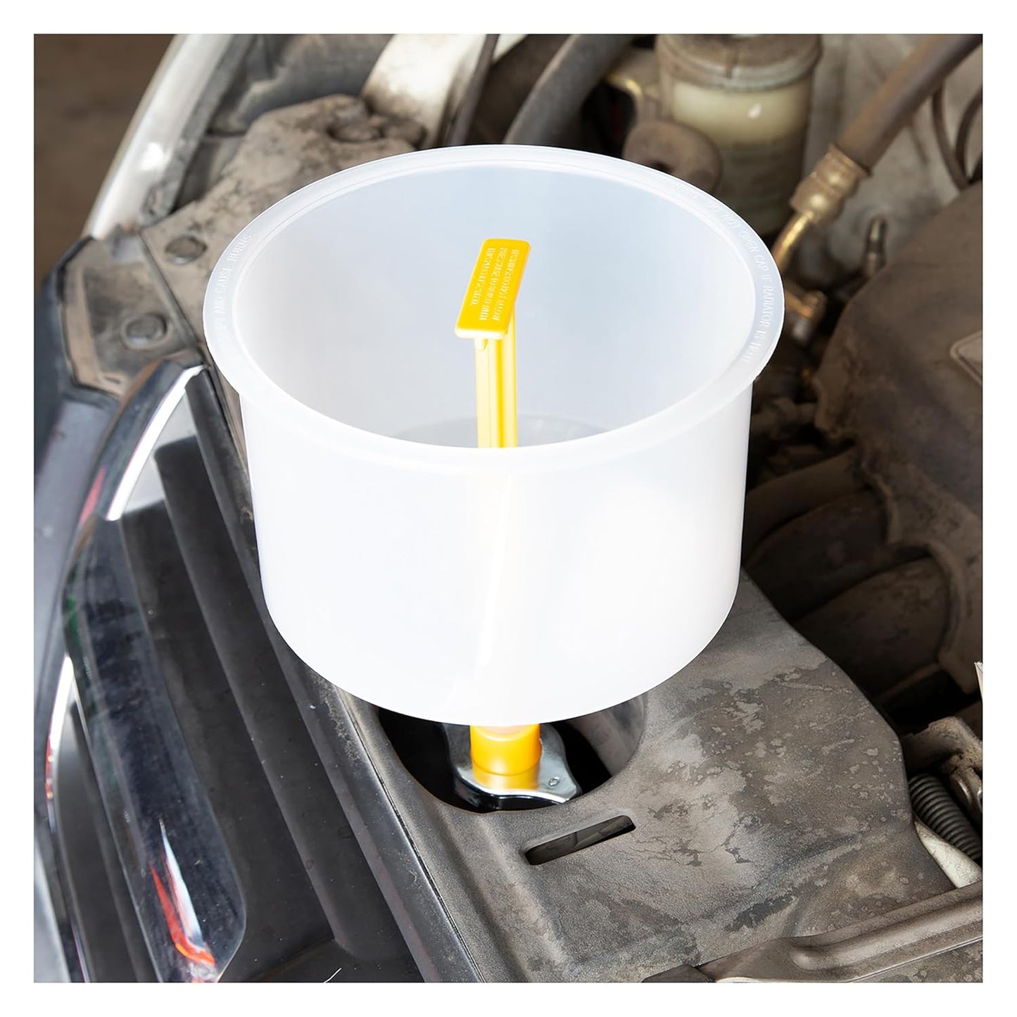 OEMTOOLS No-Spill Coolant Funnel Kit, 15 Piece Fluid and Oil Funnel Set, Allows Access To Hard-To-Reach Radiators