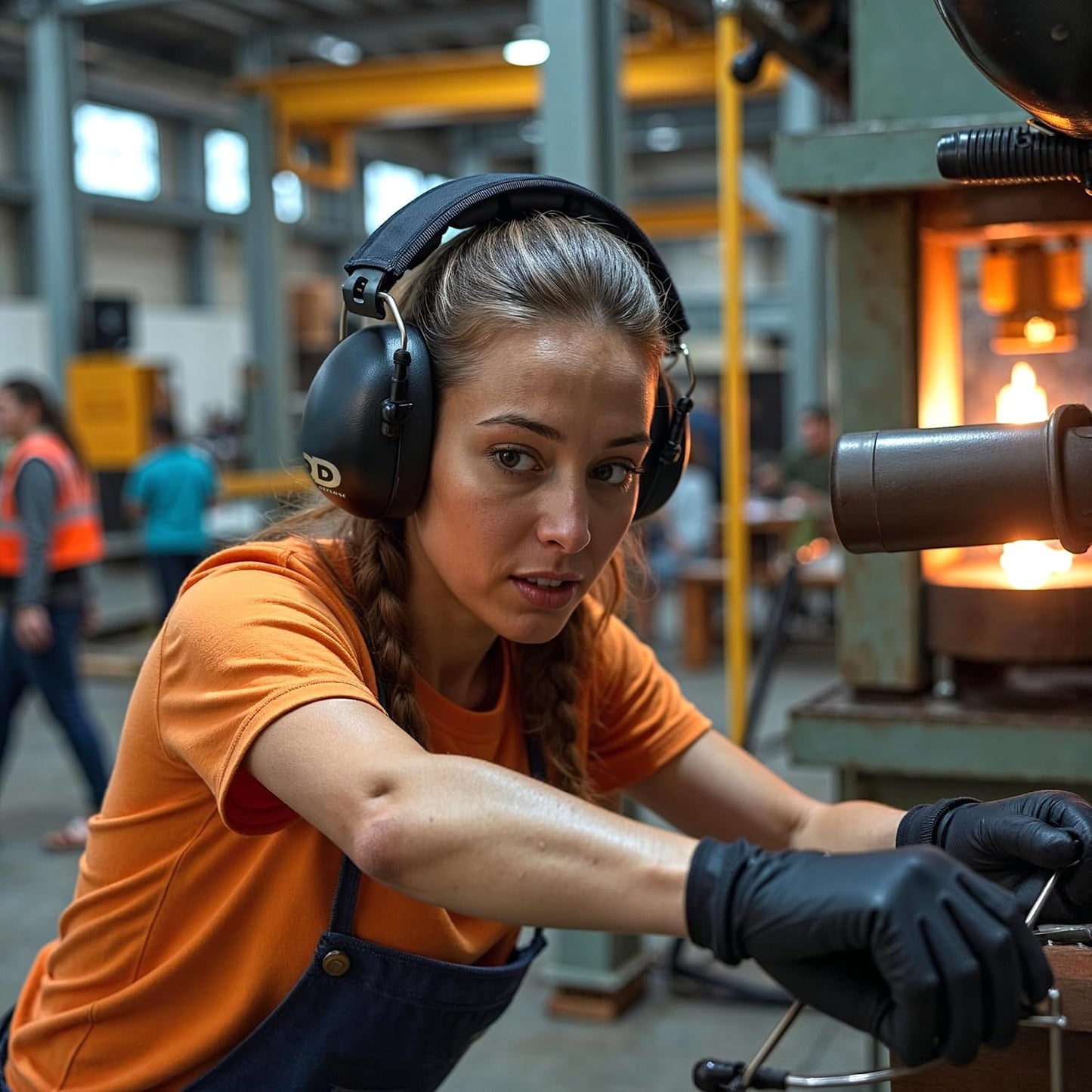 DECIBEL DEFENSE Professional Safety Ear Muffs 37dB NRR - The HIGHEST Rated & MOST COMFORTABLE Ear Protection for Shooting & Industrial Use - THE BEST HEARING PROTECTION...GUARANTEED (BLACK)