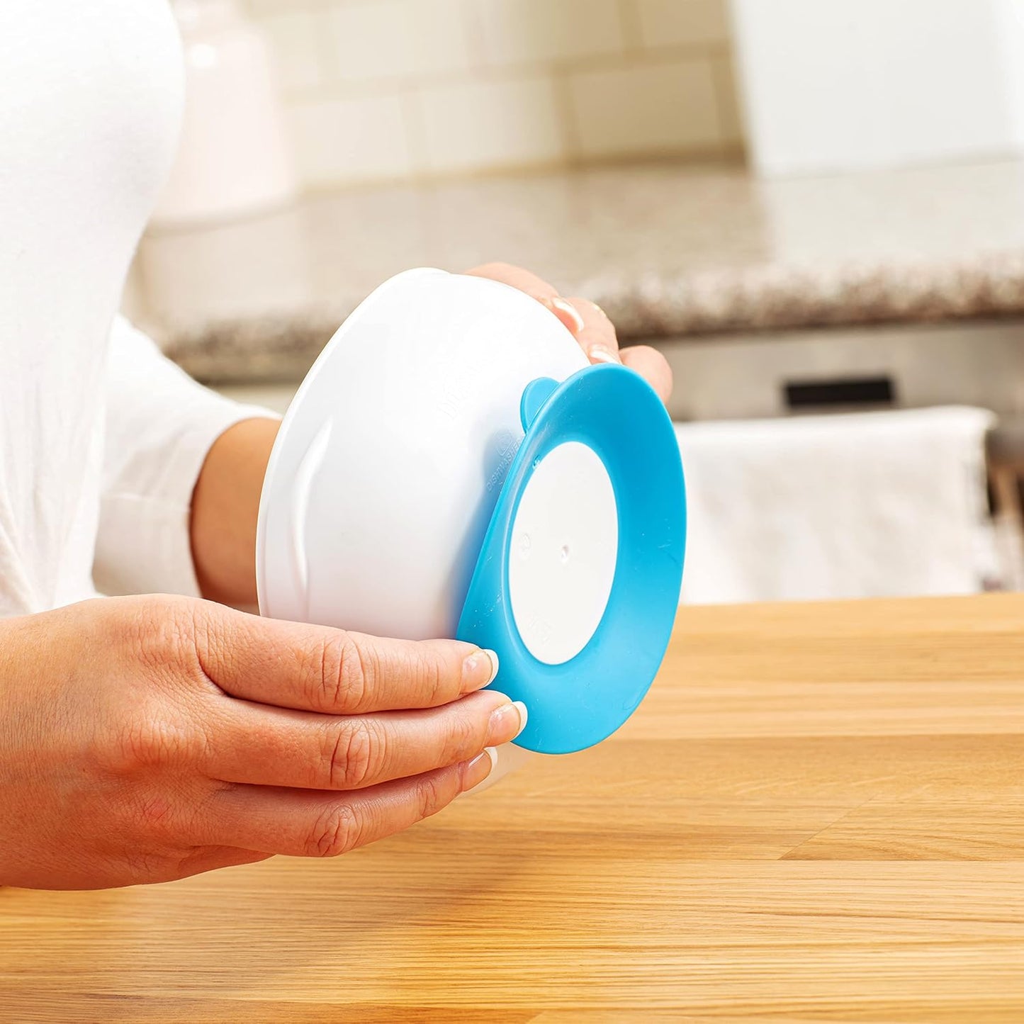 Dr. Brown's No-Slip Strong Suction Bowls for Babies and Toddlers, Baby Led Feeding, 2-Pack, BPA Free, 4m+