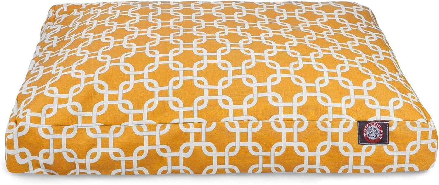 Majestic Pet Coral Links Large Rectangle Pet Bed