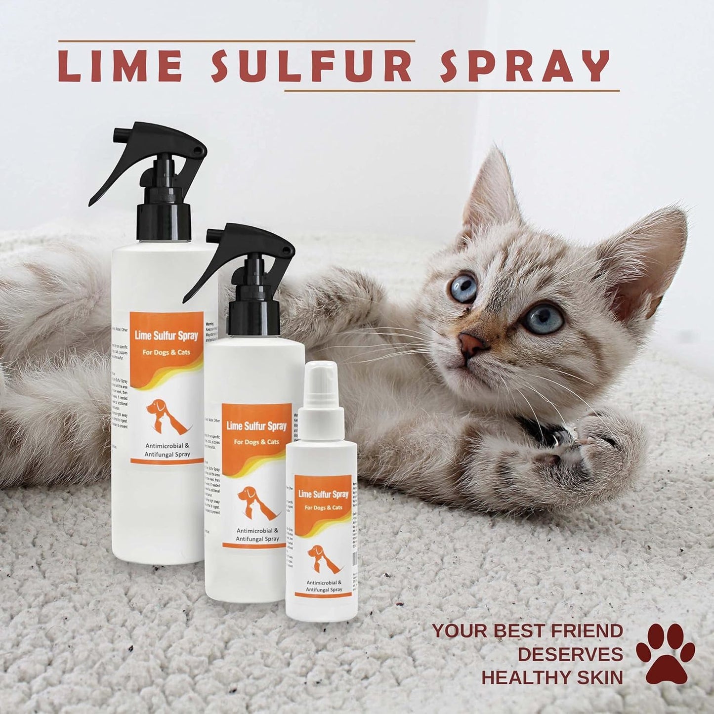 Bundle - 2 Items: Classic's Lime Sulfur Shampoo (8 oz) and Classic's Lime Sulfur Spray (8 oz)