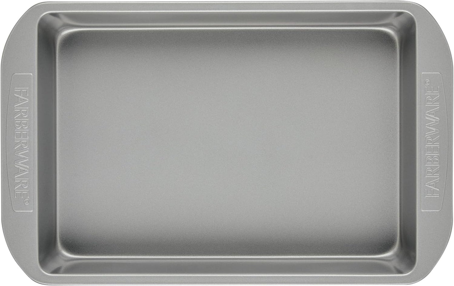 Farberware Nonstick Bakeware Baking Pan / Nonstick Cake Pan, Rectangle - 9 Inch x 13 Inch, Gray