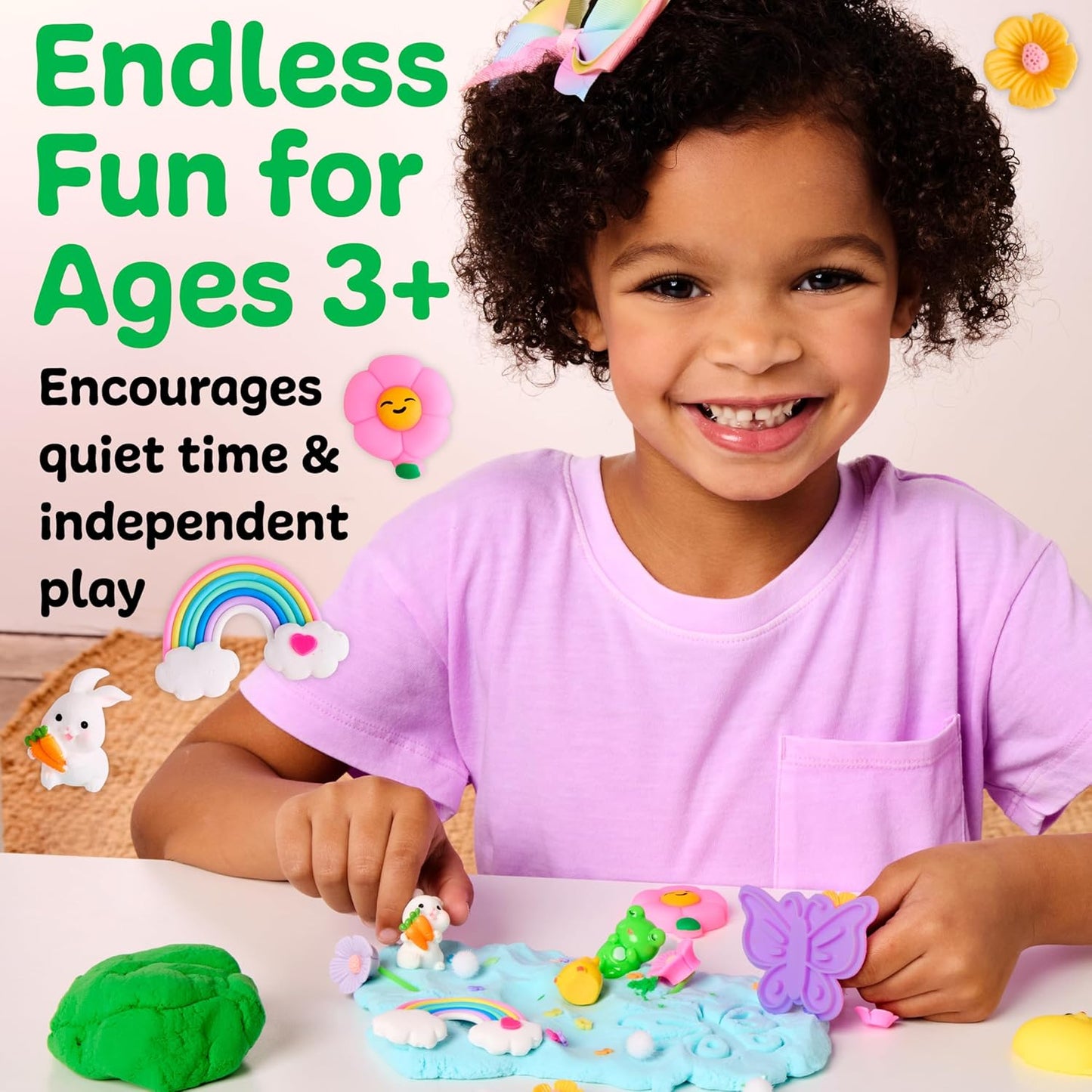 Creativity for Kids Sensory Pack: Garden Friends, Easter Basket Stuffers & Sensory Toys for Toddlers, Toddler Activities & Pretend Play Easter Crafts (Ages 3+)