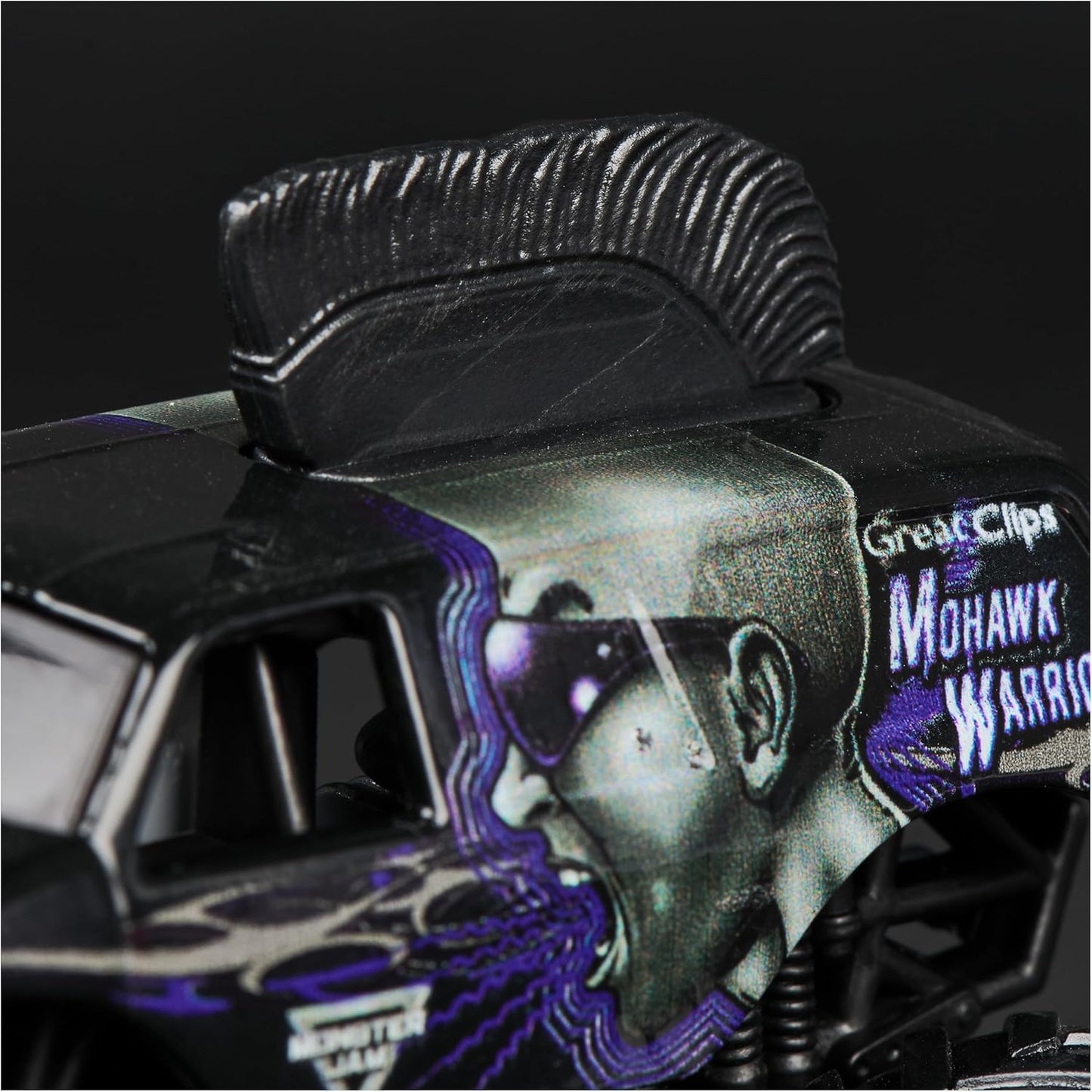 Monster Jam, Official Mohawk Warrior Monster Truck, Die-Cast Vehicle, 1:64 Scale, Kids Toys for Boys Ages 3 and up