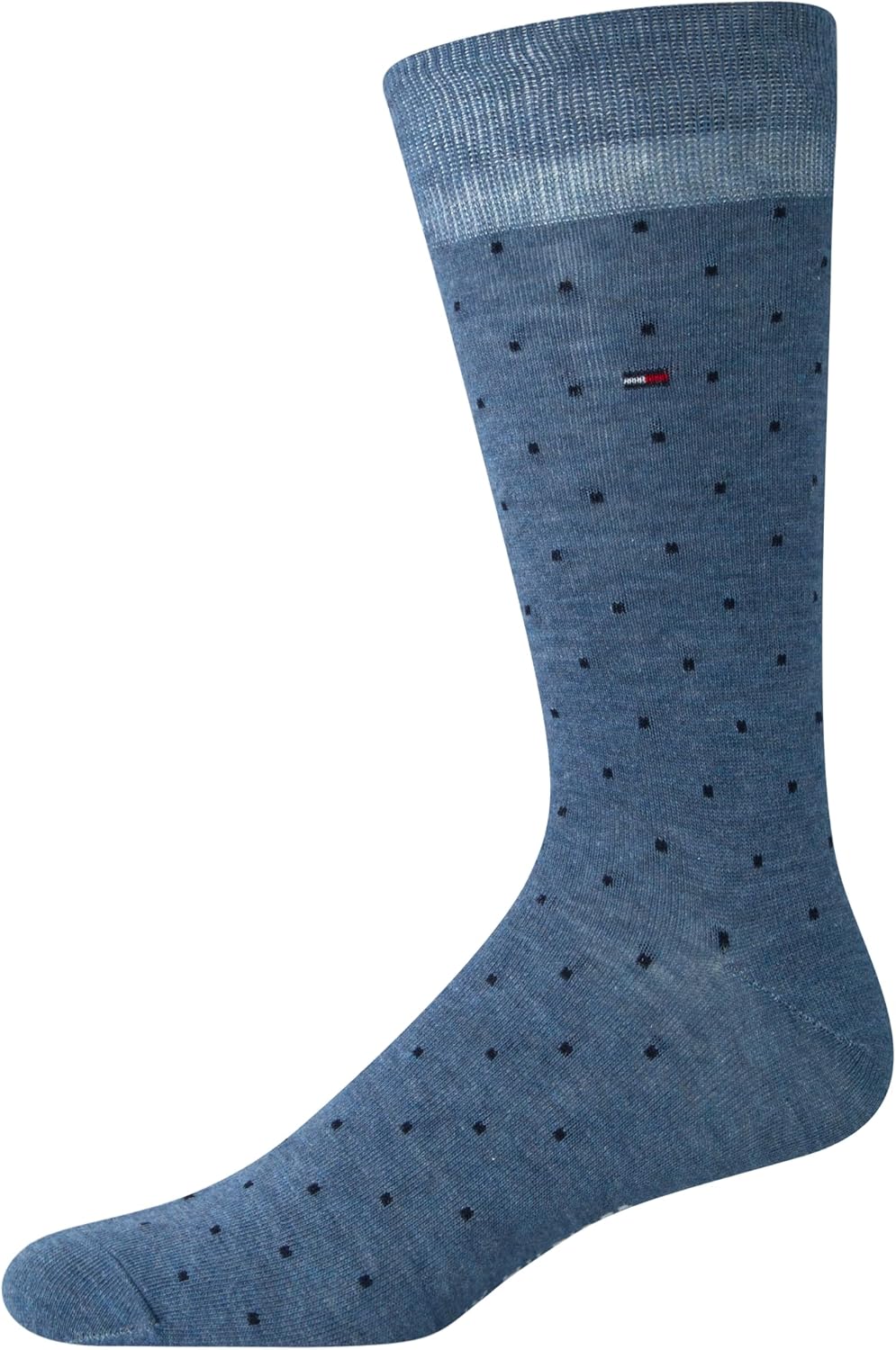 Tommy Hilfiger Mens Dress Socks - 8 Pack Lightweight Casual and Formal Everyday Crew Work Socks for Men with Reinforced Heel