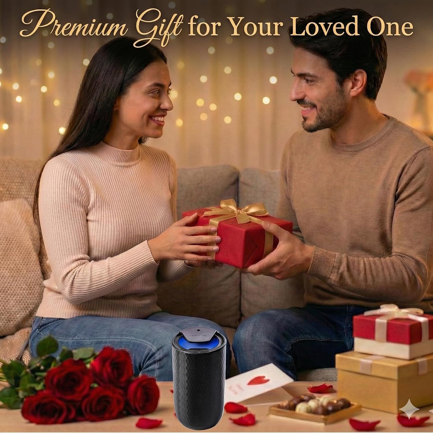 Waterless Essential Oil Diffuser – Portable Cordless Aromatherapy Diffuser for Home, Car, Office – 3 Mist Levels - 4 Timer Modes - 15ml Oil Capacity - USB-C Rechargeable