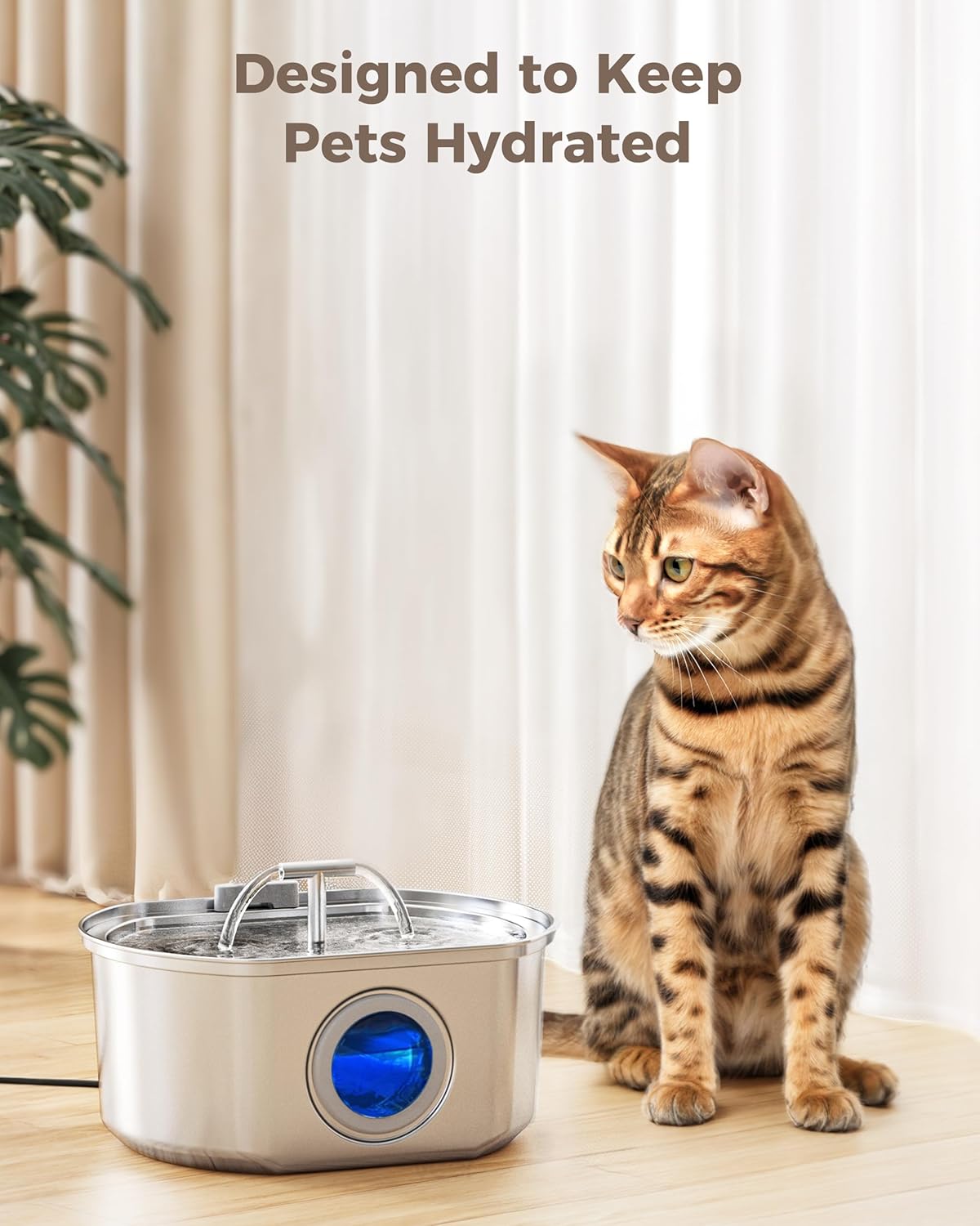 Cat Water Fountain Replacement Water Pump - Quiet Replacement Pump - ideal for 3.2L/108oz Cat Drinking Fountain Automatic Pet Water Dispenser