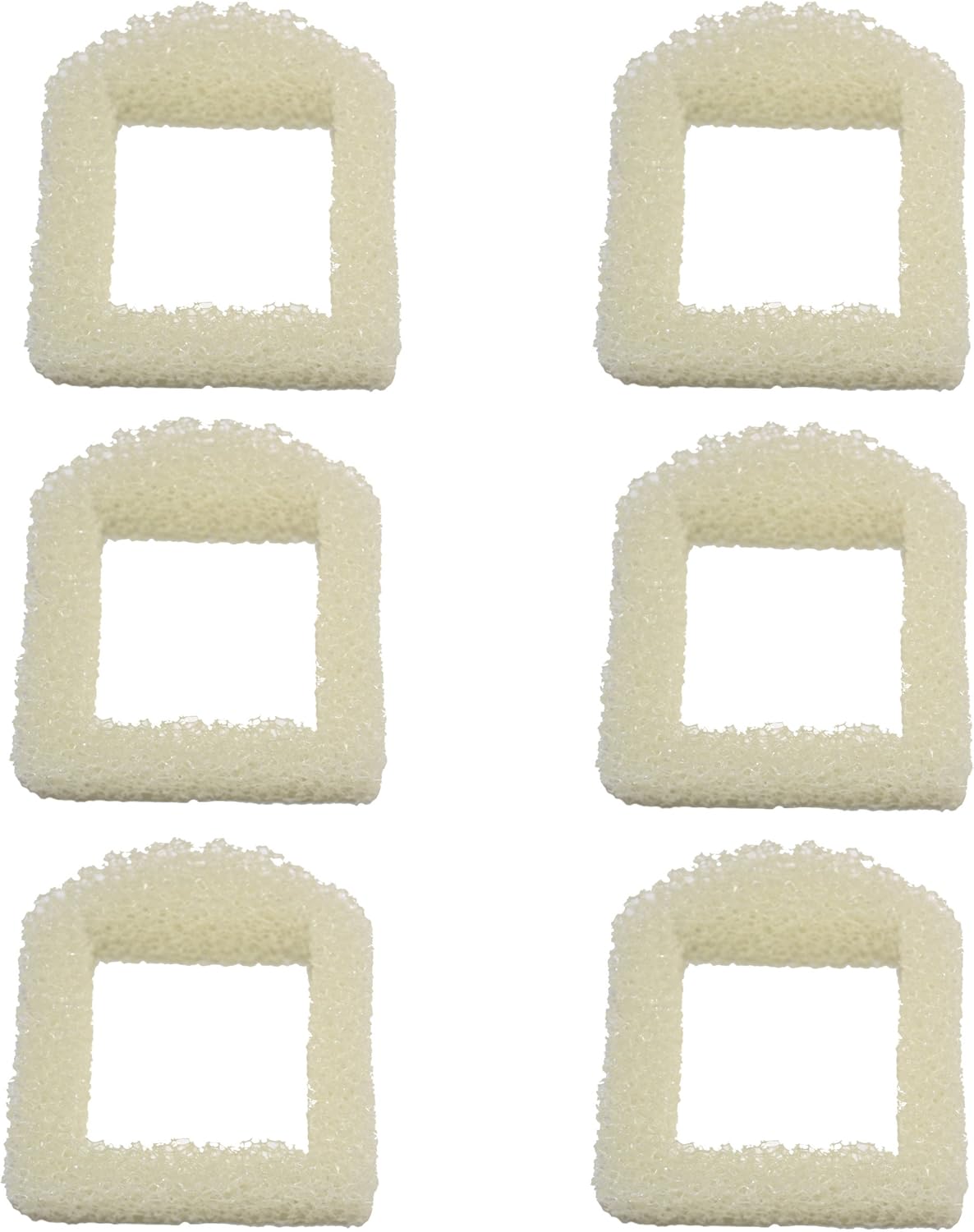 HQRP 6-Pack Foam Pre-Filter Compatible with Drinkwell Ceramic Lotus PWW00-13709 DMLT-CER, Sedona PWW00-15417, Pagoda PWW00-13907 PWW00-14289 Pet Fountain; PAC00-13711 / PAC00-13194 Replacement