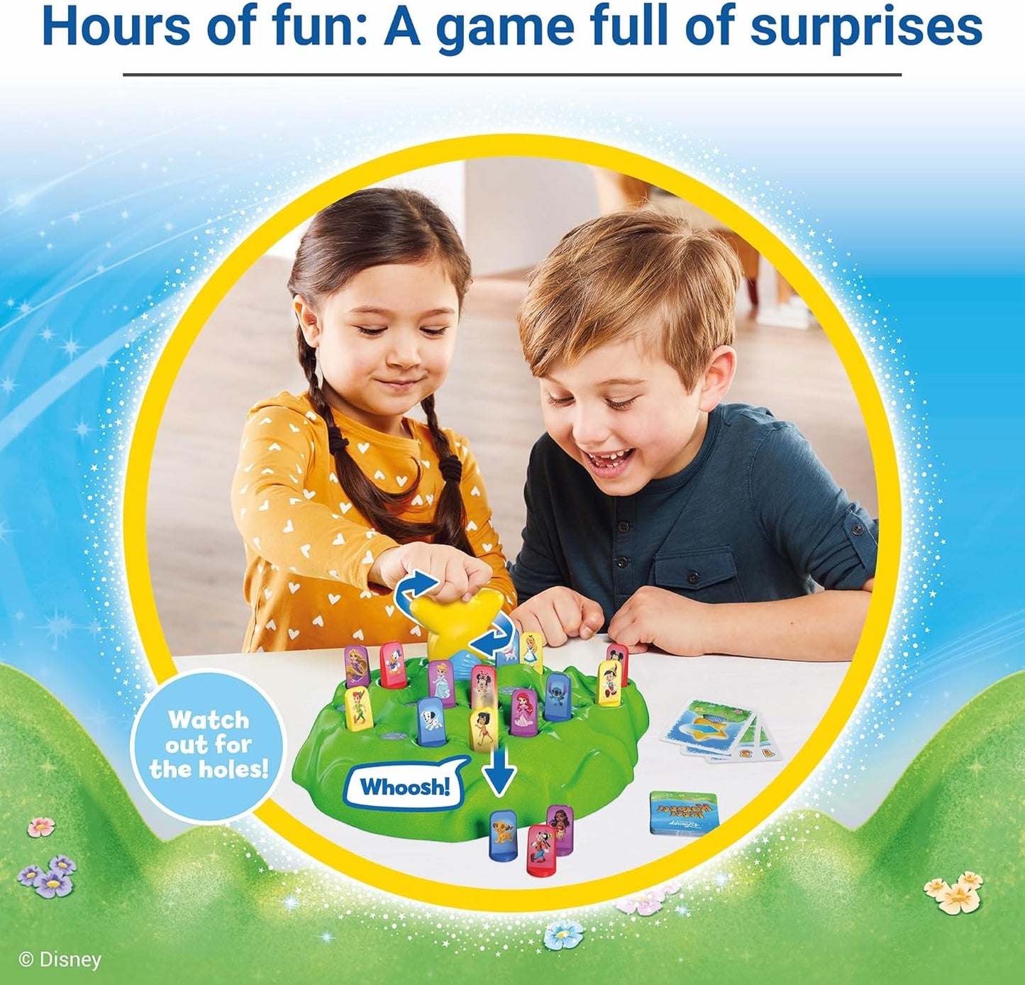 Ravensburger 24875 - Lotti Karotti Disney Edition, Adaptation of The Well-Known Classic Game with Disney Characters, Entertaining Race Game for 2 to 4 Children Aged 4 and Over