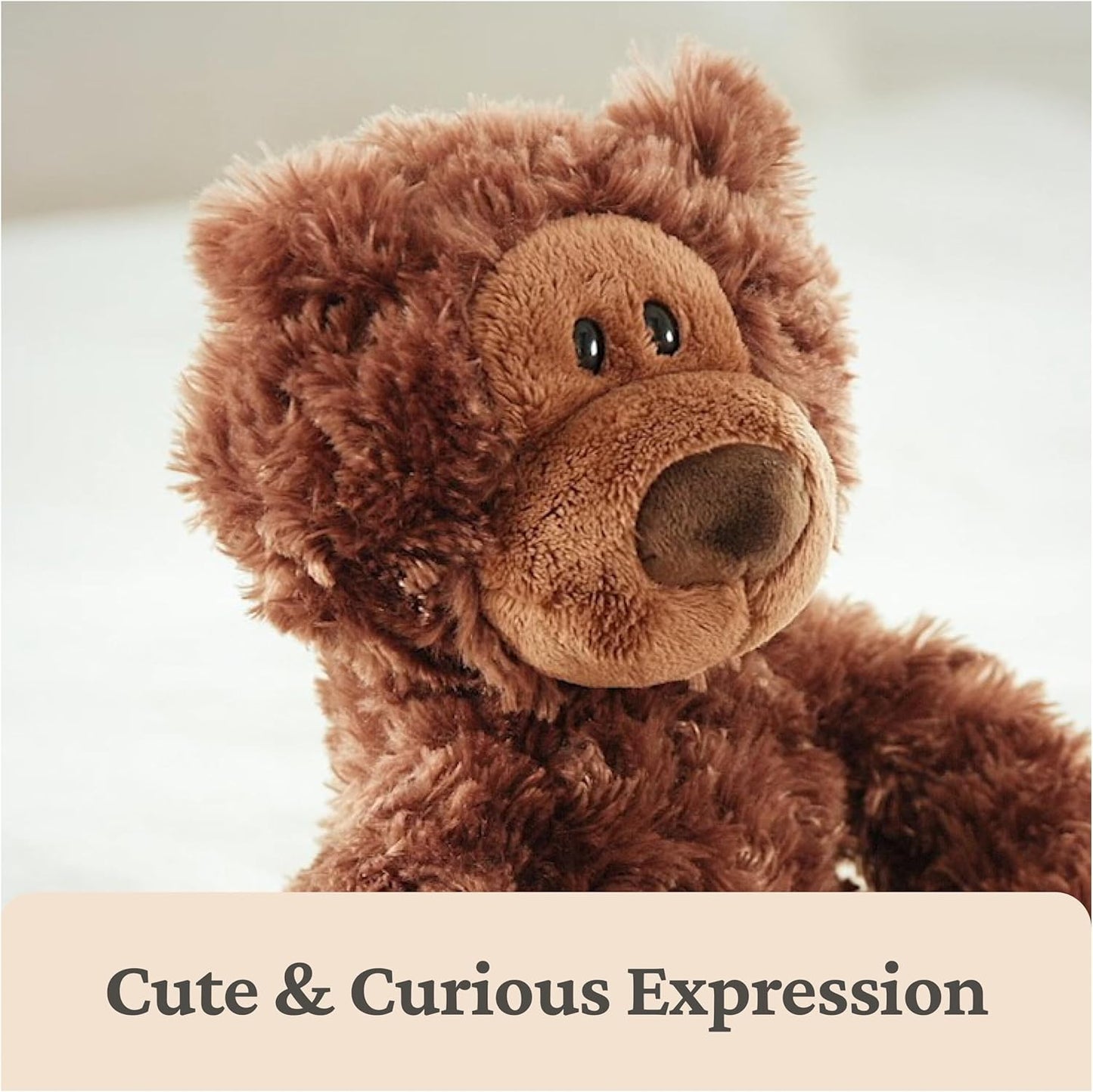 GUND Forever Friends: Philbin Classic Teddy Bear, As Seen on The View, Premium Stuffed Animal for Ages 0 and Up, Chocolate Brown, 12”